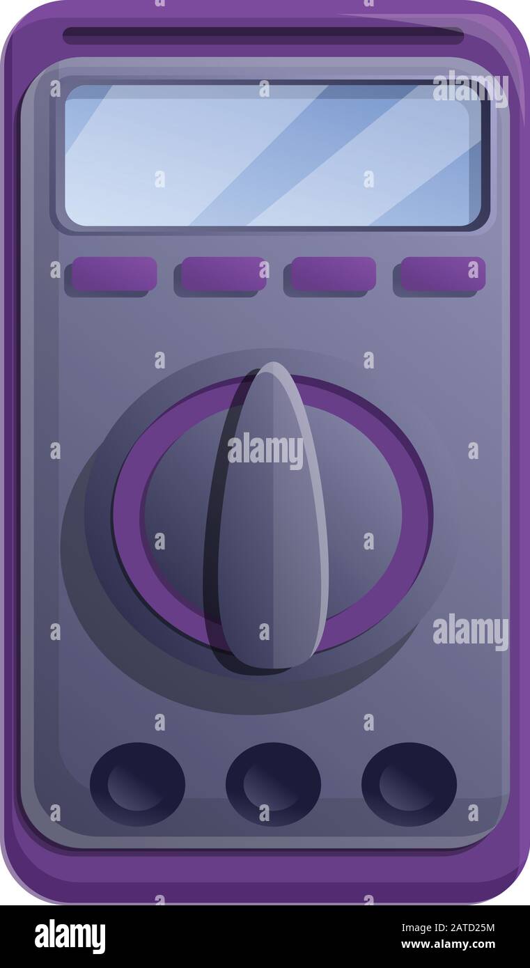Multimeter icon. Cartoon of multimeter vector icon for web design
