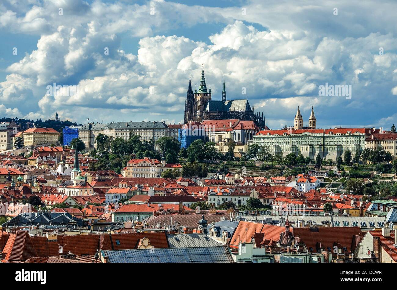 Landscape of Prague architecture Stock Photo - Alamy
