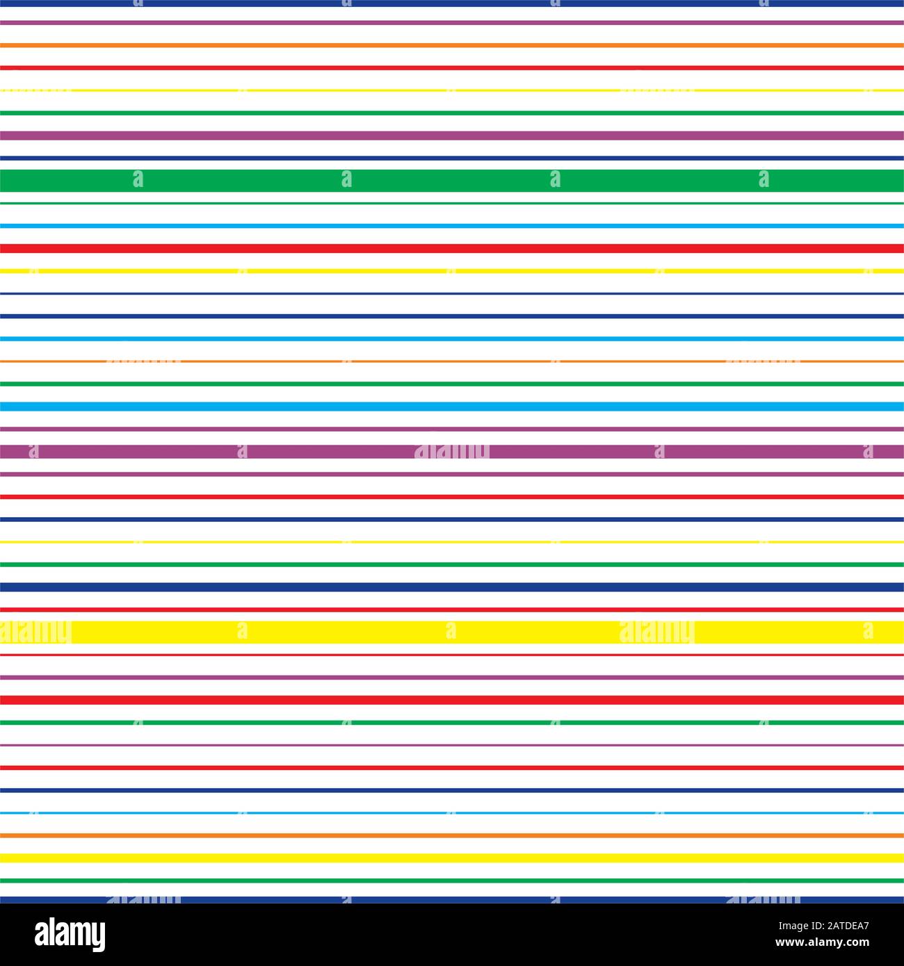 Colorful horizontal striped seamless pattern. Repeating texture with ...