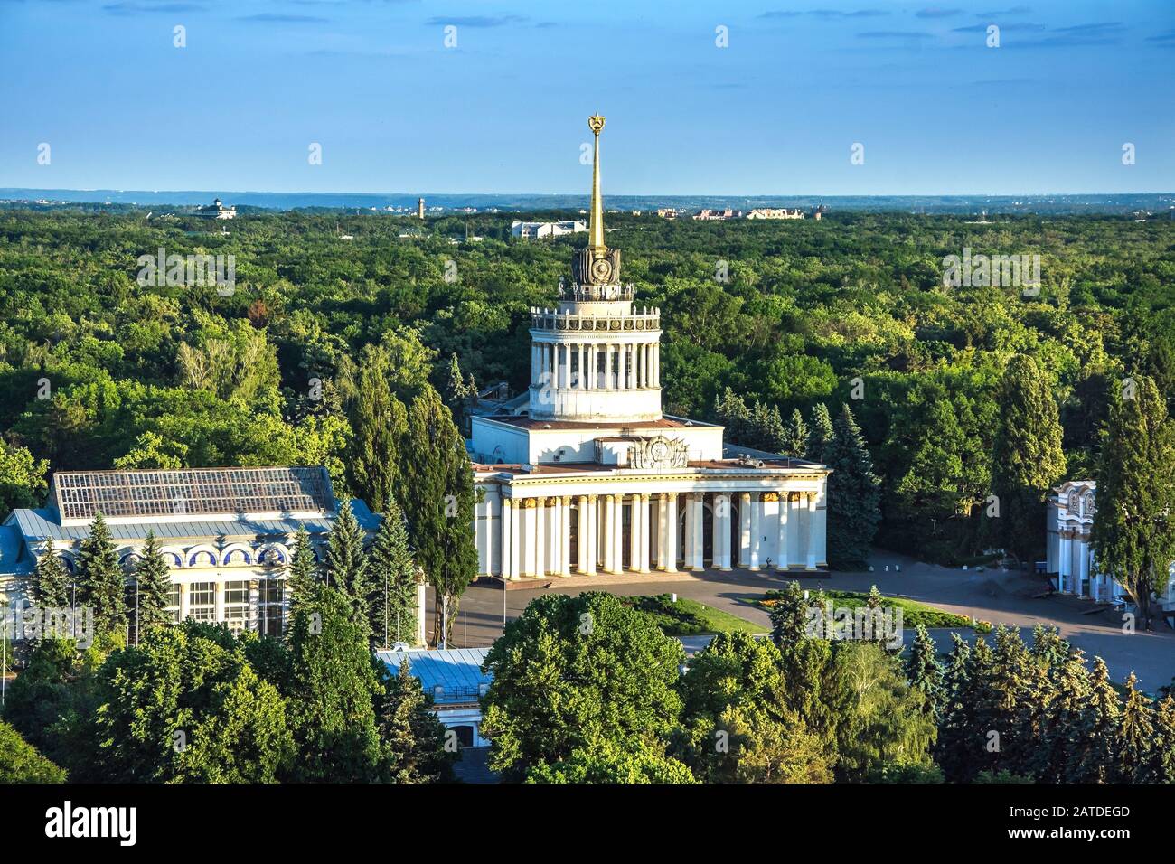 Exhibition Center at Kiev, vdnh, view of exhibition pavilion, kiev ...