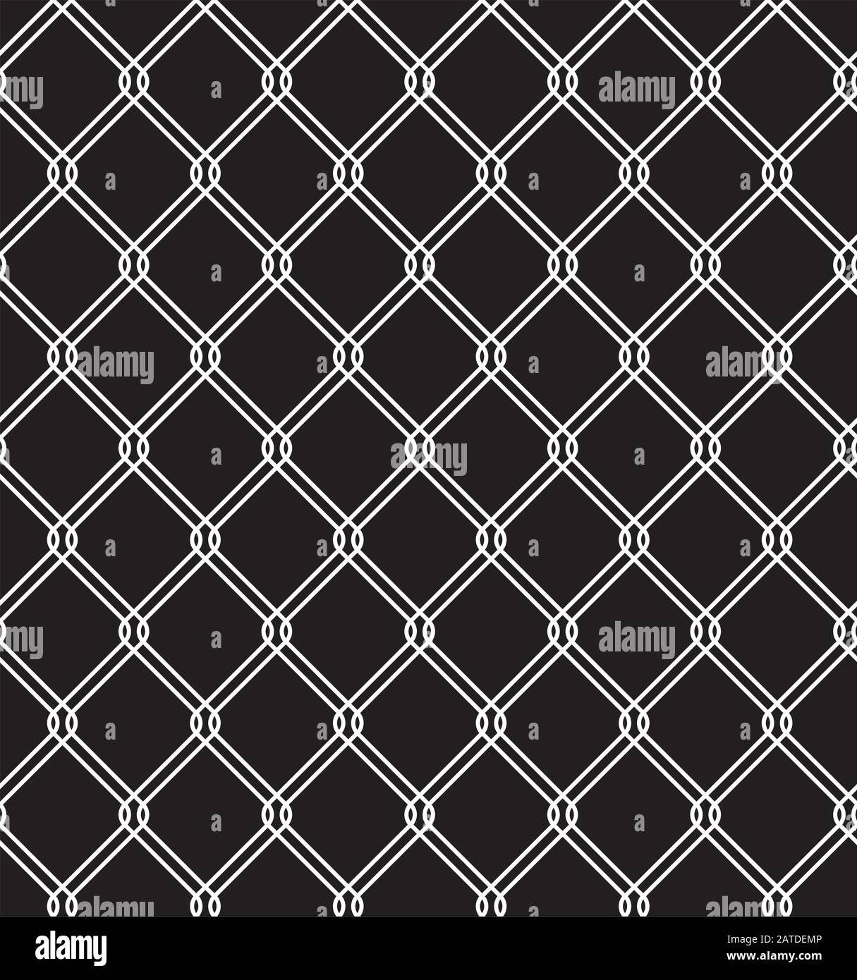 Steel Wired Fence Seamless Texture Overlay Metallic Wire Mesh Isolated On Black Background Stylized Vector Pattern Stock Vector Image Art Alamy