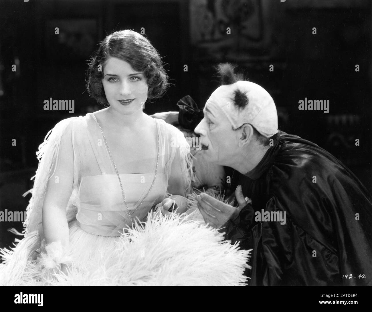 NORMA SHEARER and LON CHANEY in HE WHO GETS SLAPPED 1924 director VICTOR SEASTROM / SJOSTROM from play by Leonid Andreyev Silent movie producer LOUIS B. MAYER Metro - Goldwyn Pictures Corporation Stock Photo