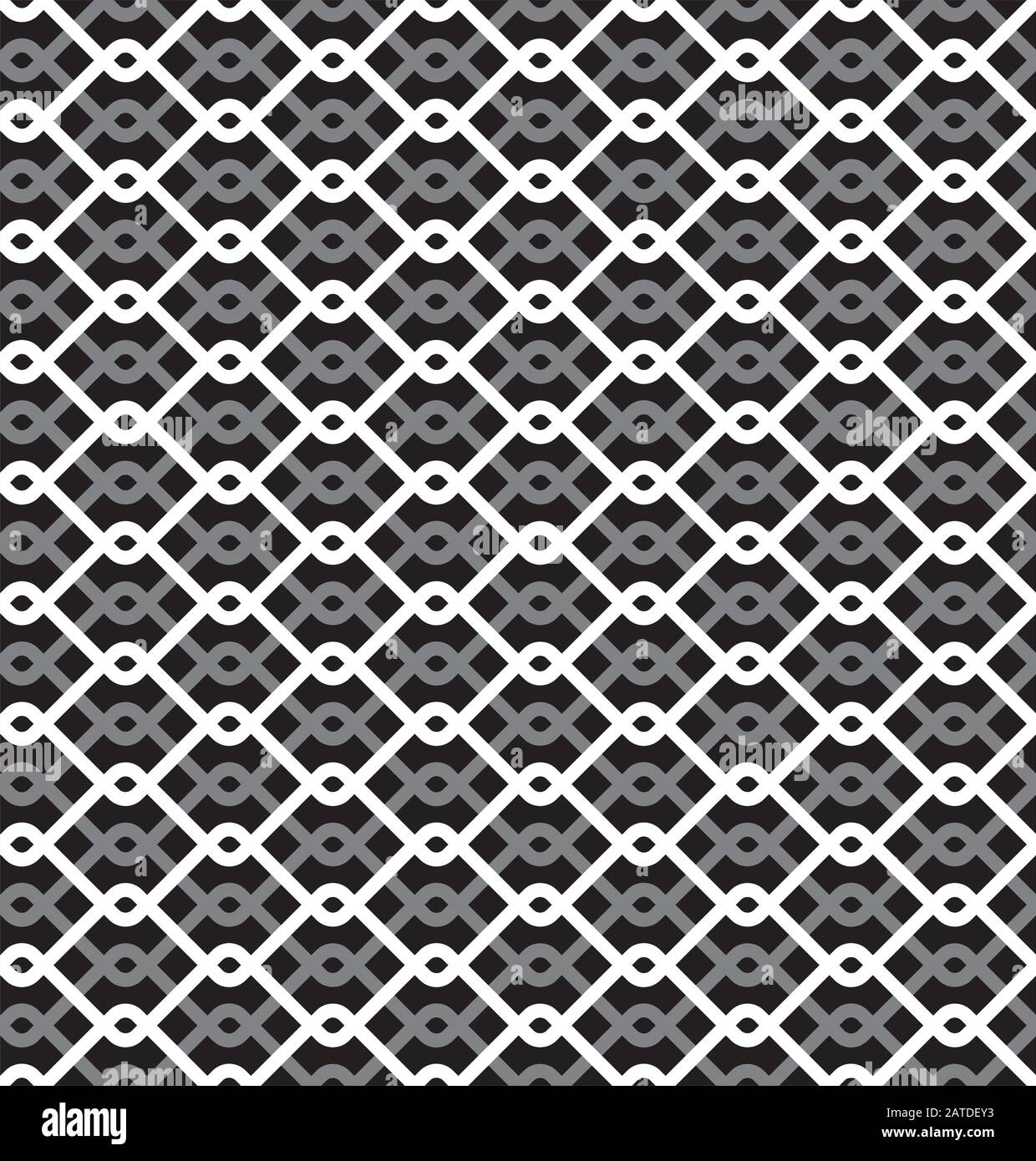 Wired metallic fence seamless texture. Steel wire mesh. Vector repeating pattern in EPS8 format