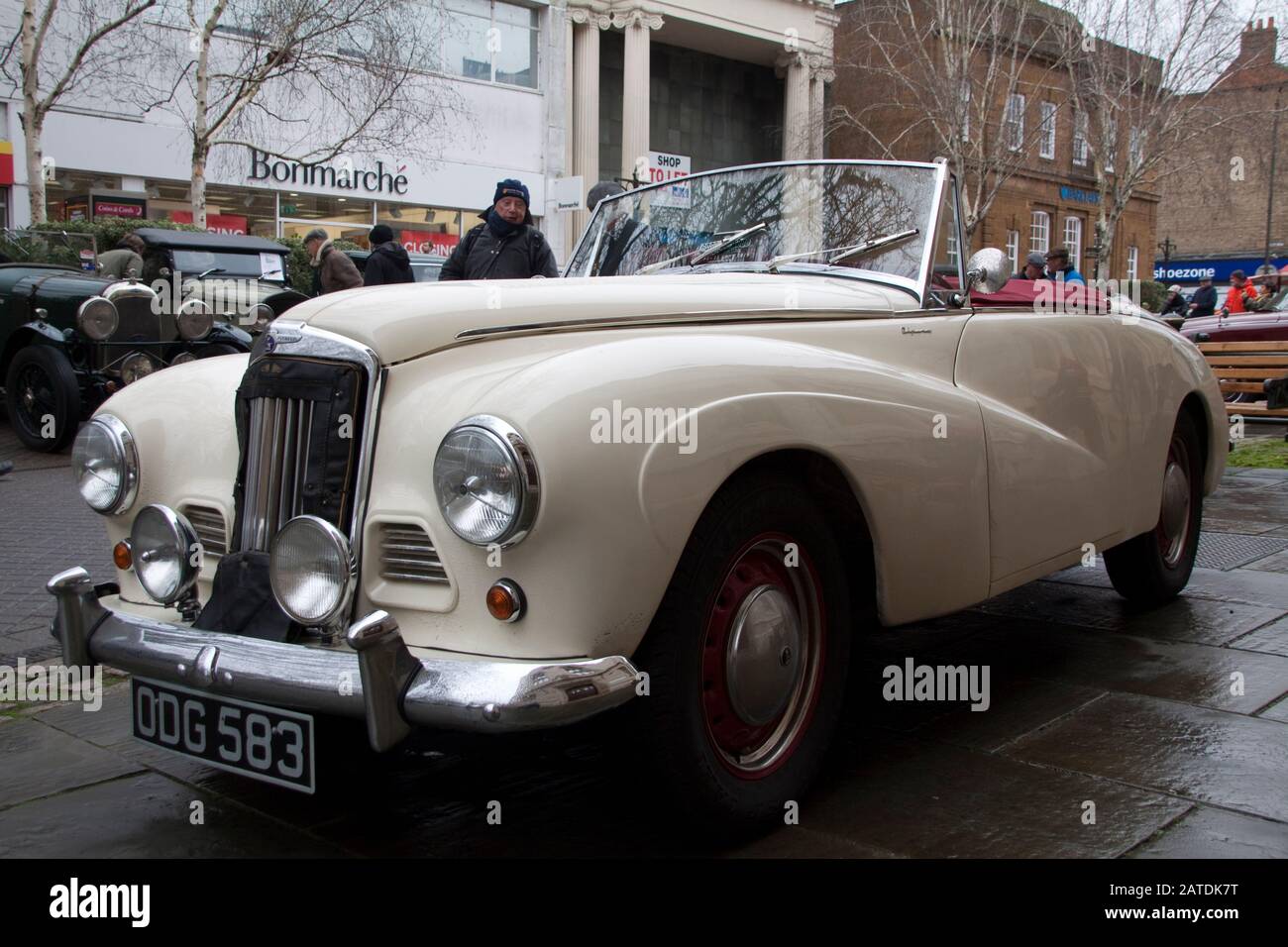 Sunbeam Alpine Alpine Rally Monte carlo rally alpine hi-res stock photography and images - Alamy