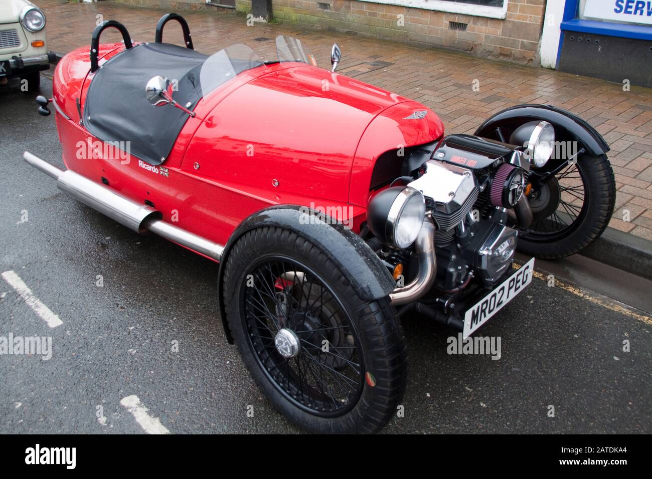 Monte Carlo Rally Banbury 2020 Static Display three wheel Stock Photo ...