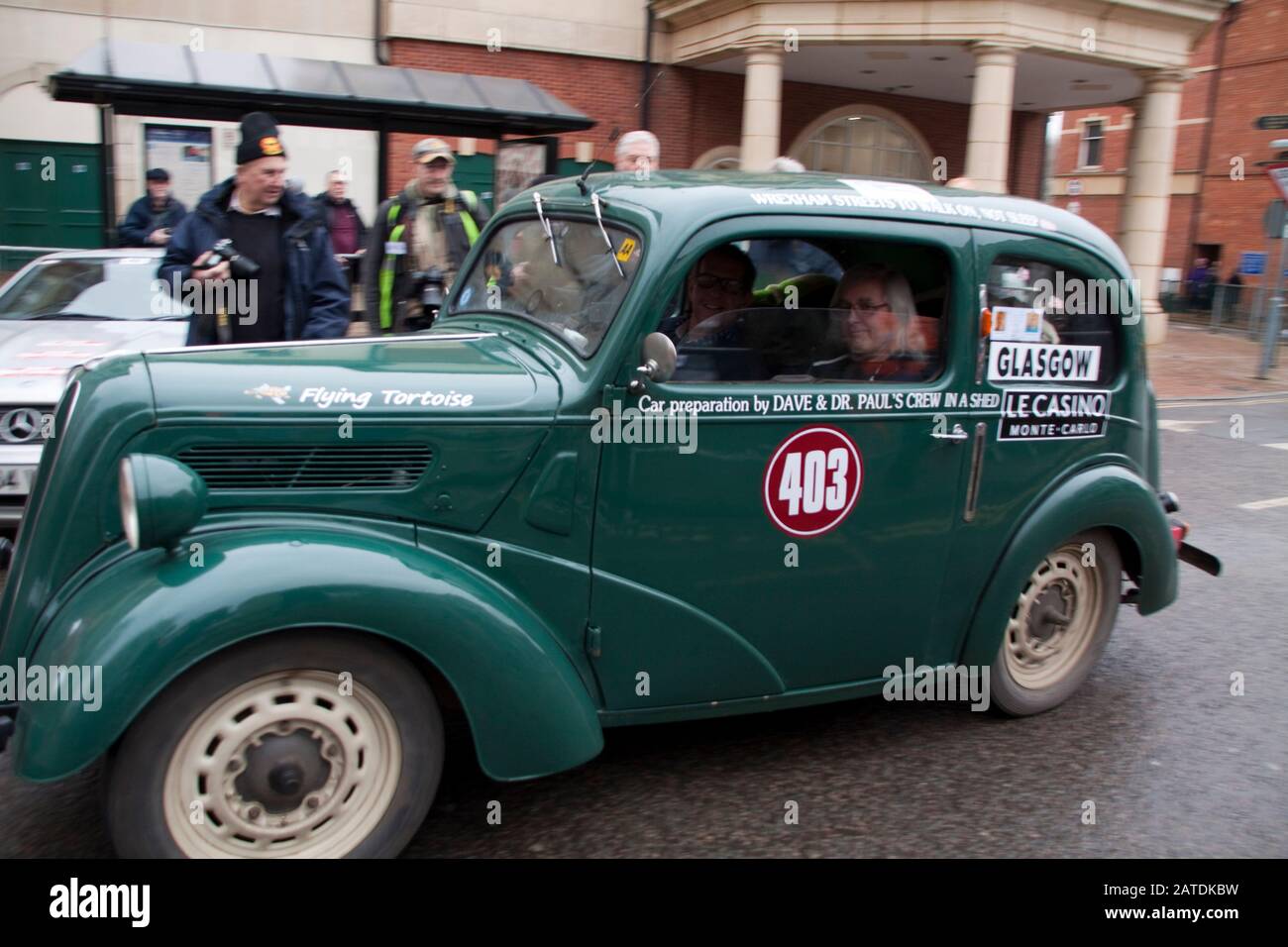 monte carlo rally banbury 2020 ford popular (the flying tortoise) Stock Photo