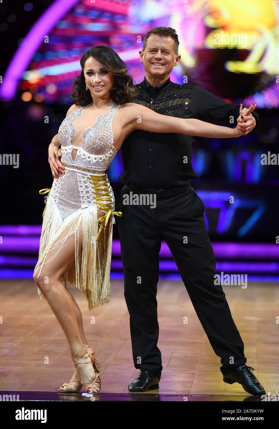 Mike Bushell & Katya Jones at The Strictly Come Dancing Live Tour Photocall at Arena Birmingham, Birmingham. Stock Photo