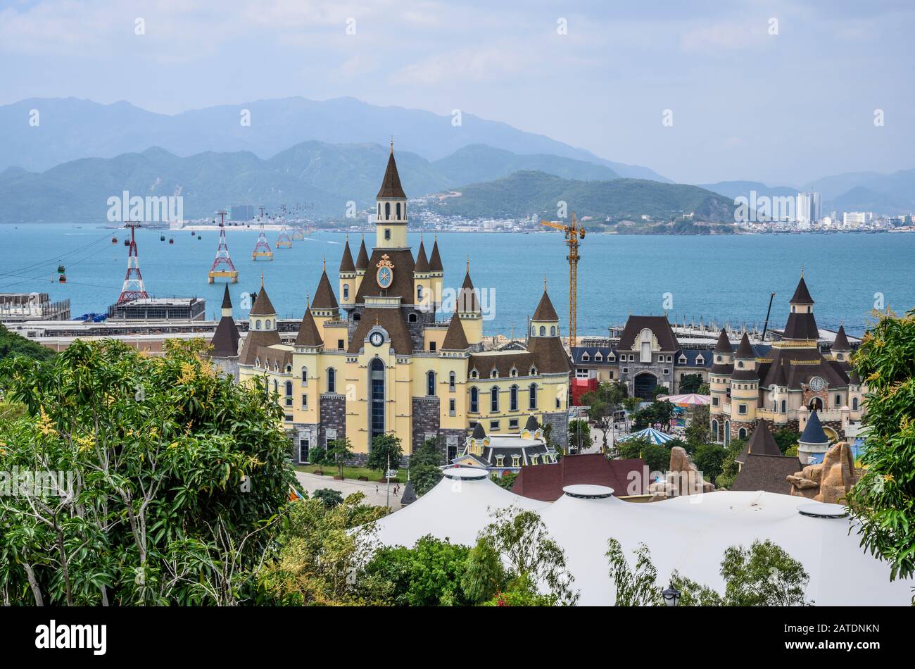 Vinpearl amusement Park in Nha Trang in Vietnam. January 18, 2020 Stock ...