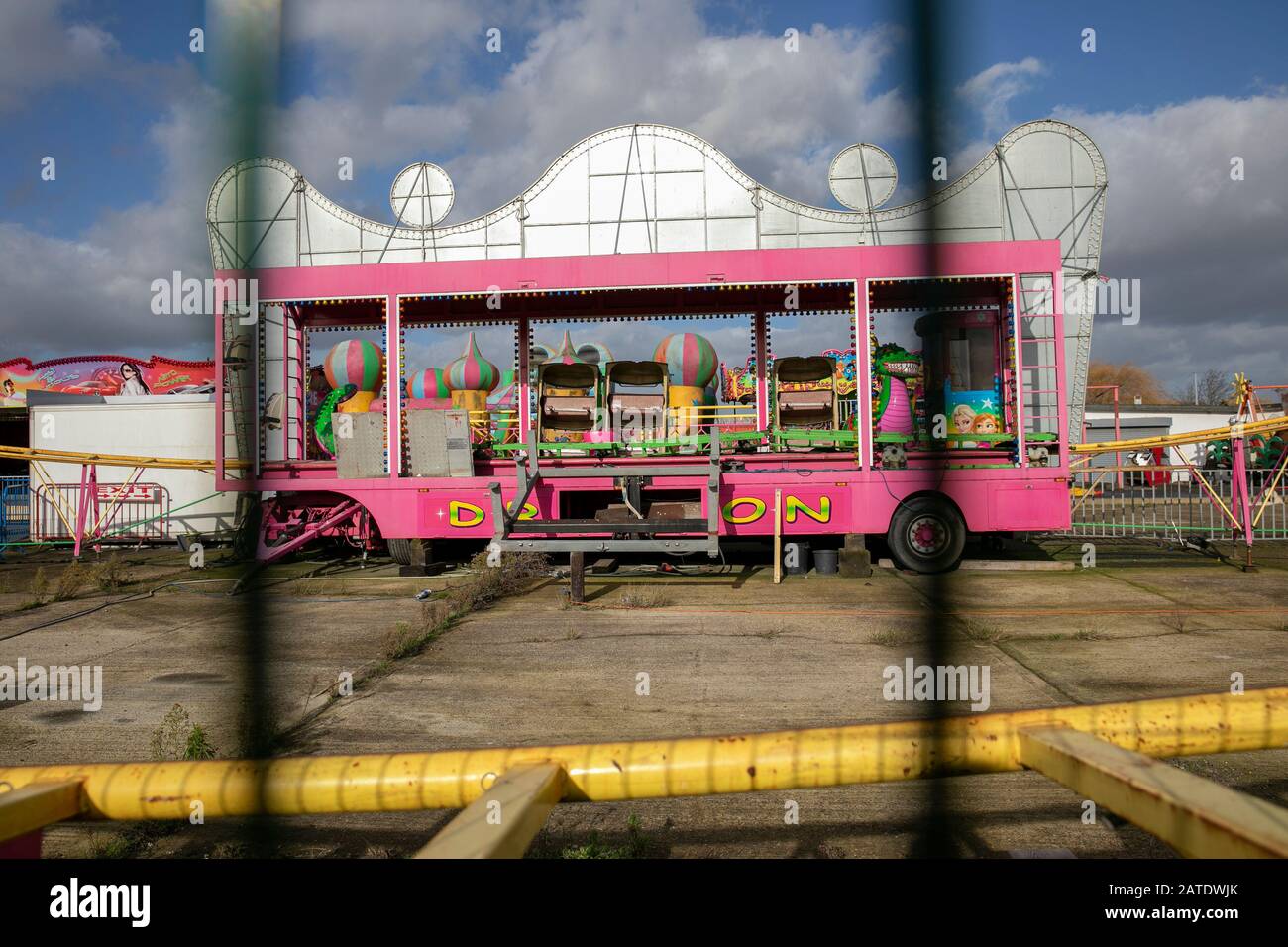 Amusement park in Southend-on-sea, UK Stock Photo