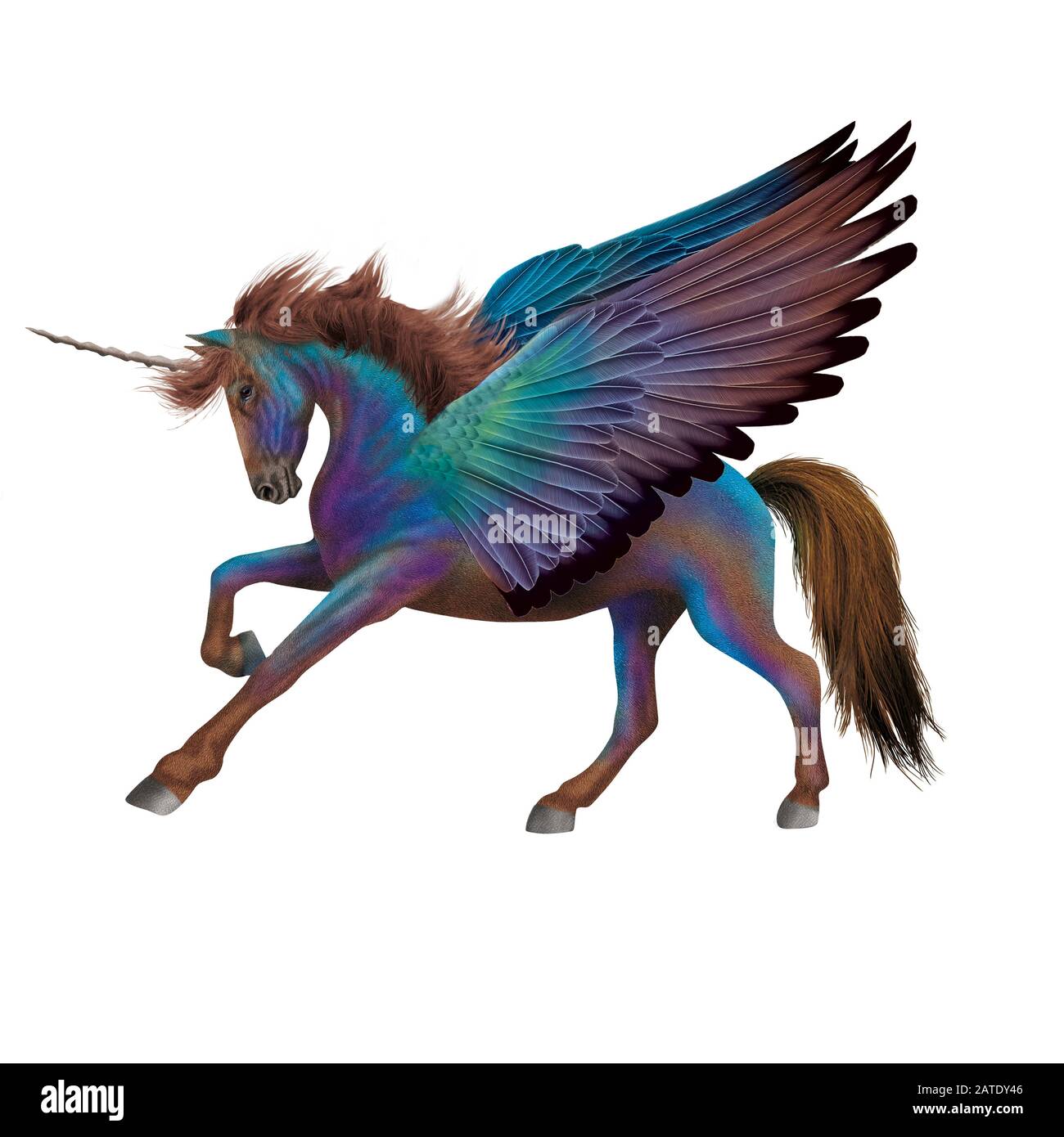real unicorns found alive with wings