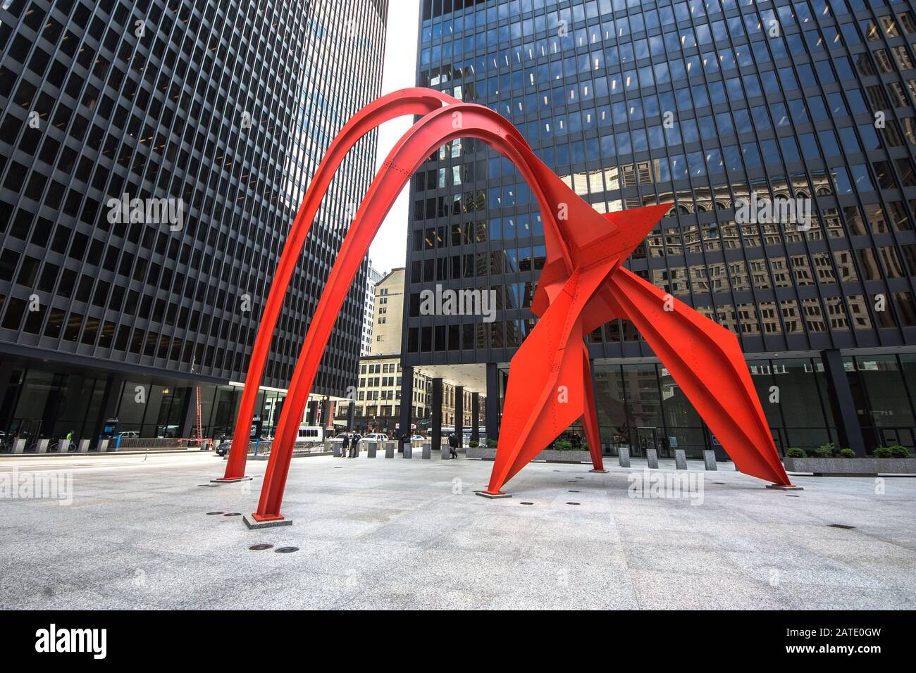 Red sculpture chicago hires stock photography and images Alamy