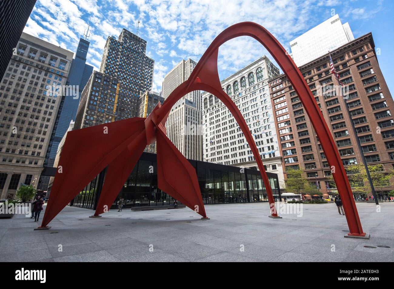 Red sculpture chicago hires stock photography and images Alamy