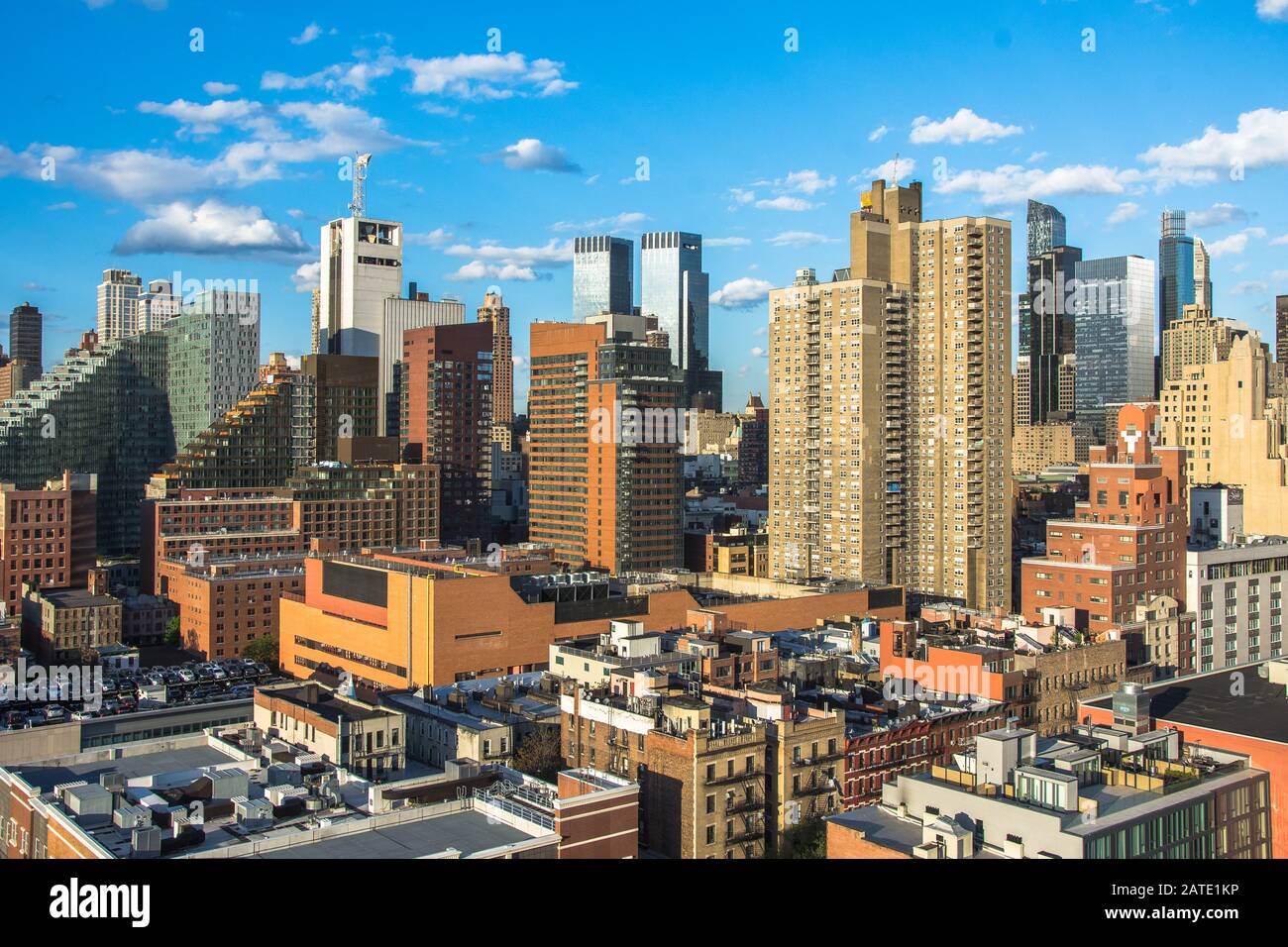 New York City Wonderful panoramic aerial view of Manhattan Midtown