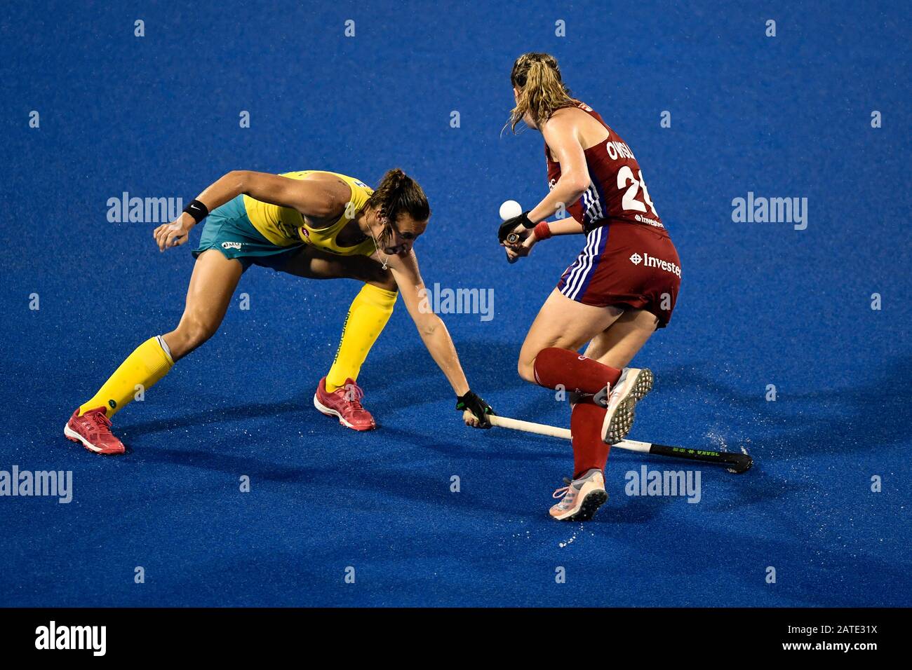 Sydney, Australia. 02nd Feb, 2020. Womens International FIH Field