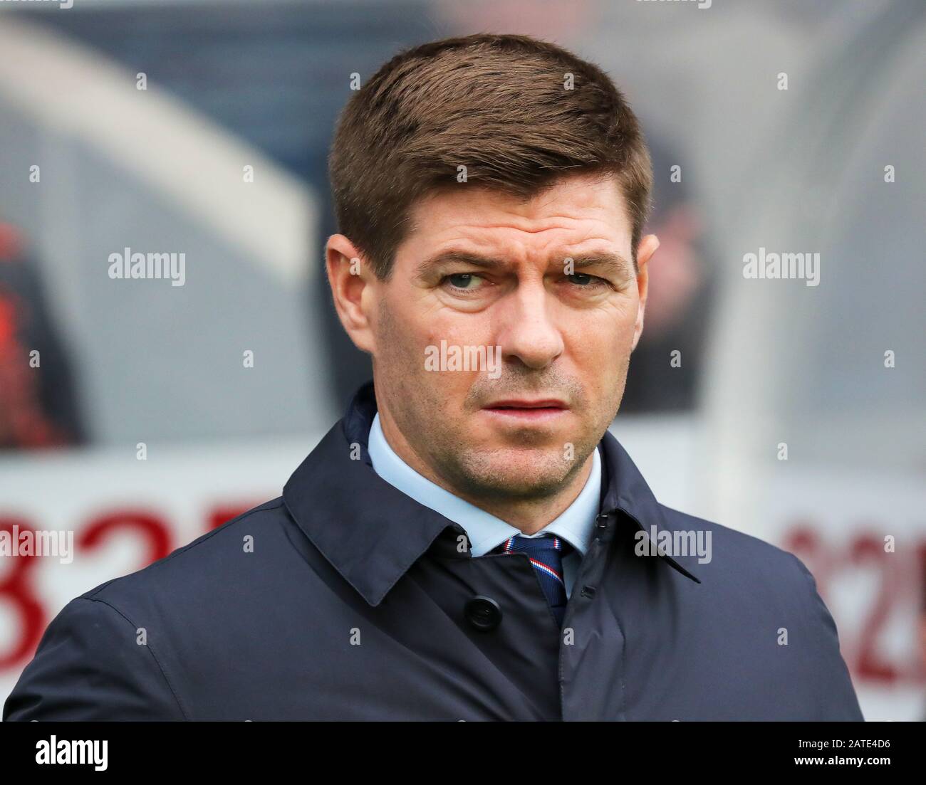 Steven Gerrard, manager of Rangers FC, taken at Ibrox football stadium,  Glasgow, Scotland, UK Stock Photo - Alamy