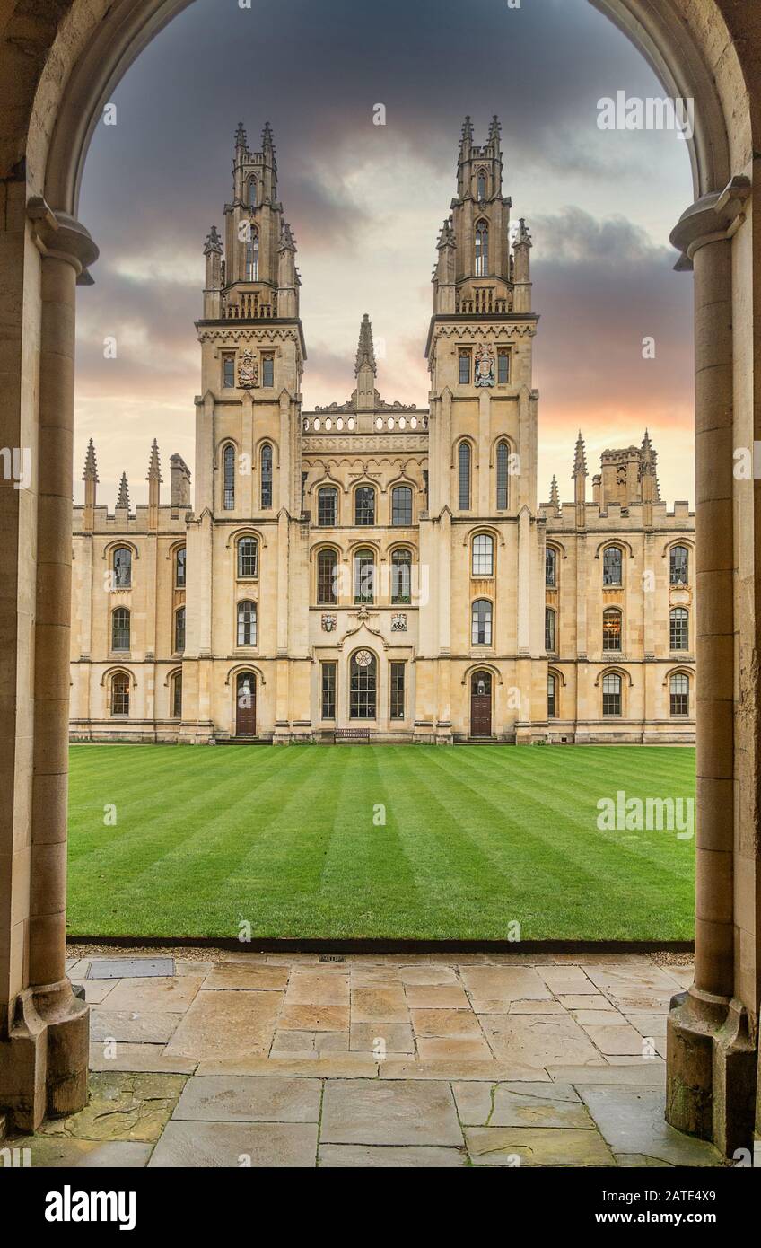 Alls Souls College Oxford Stock Photo