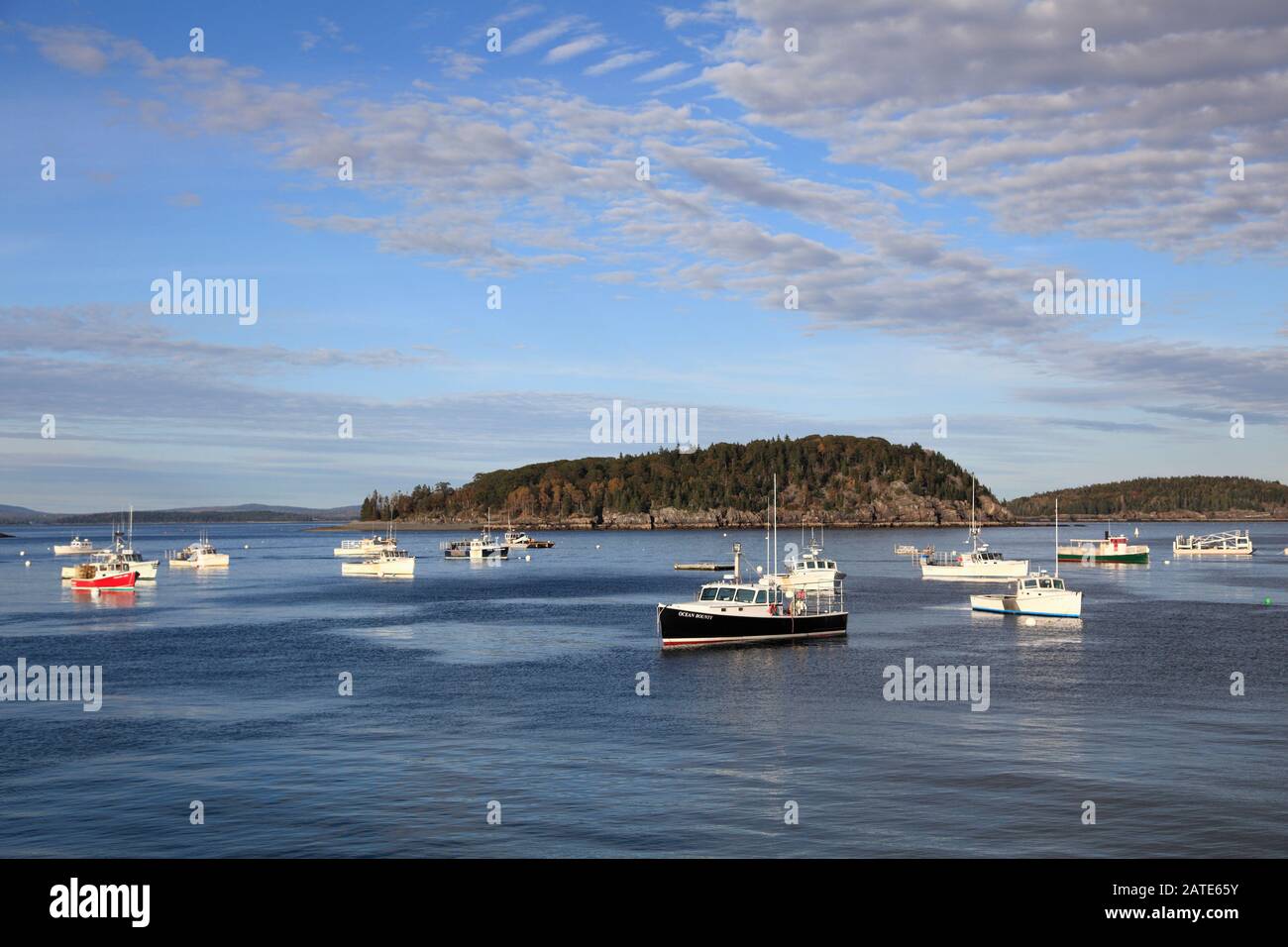 Bar Harbor, Mount Desert Island, Maine, New England, USA Stock Photo