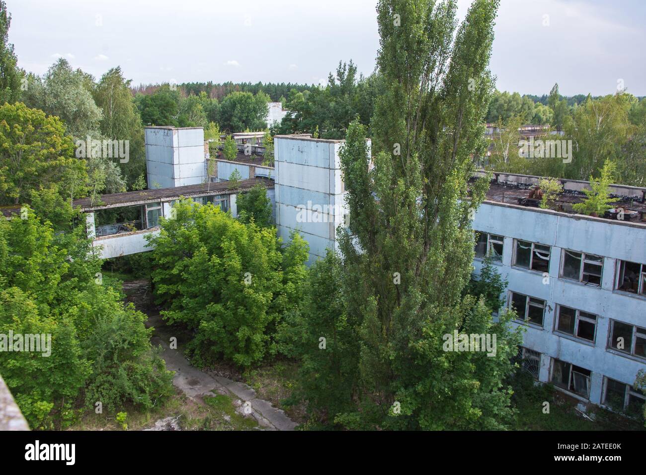 Former Jupiter factory in Pripyat, the ghost town in the Chernobyl ...