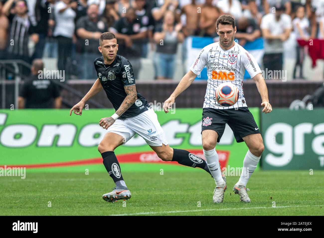 Sao Paulo Sp 02 02 Corinthians X Santos Boselli From Corinthians During The Game Between Corinthians And Santos Held At Arena Corinthians In Sao Paulo Sp The Match Is Valid For