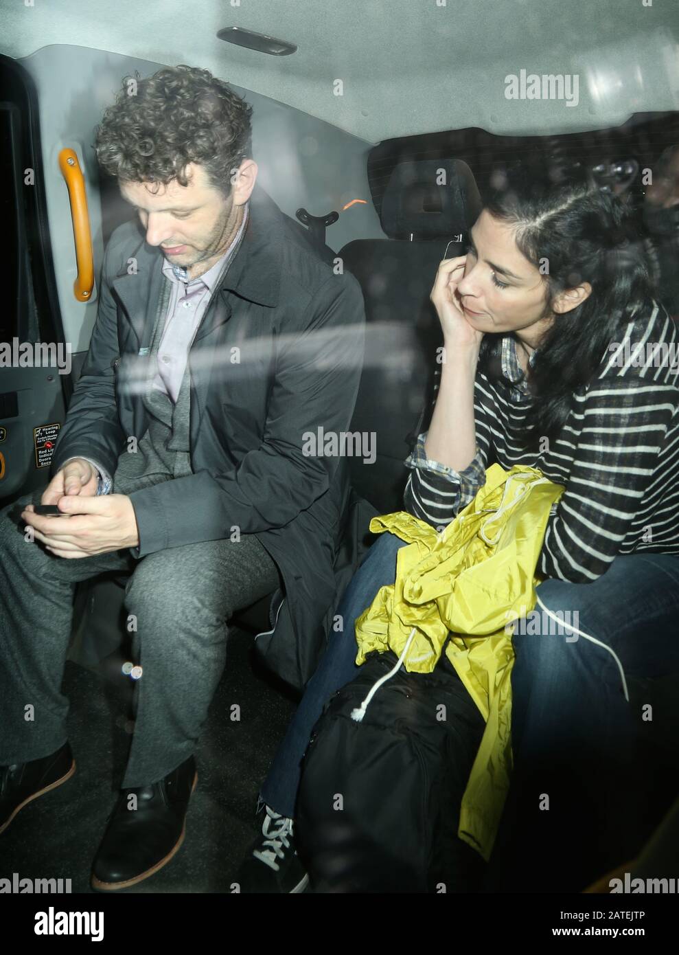 Sarah Silverman and Michael Sheen The Chiltern Firehouse,London,Britain