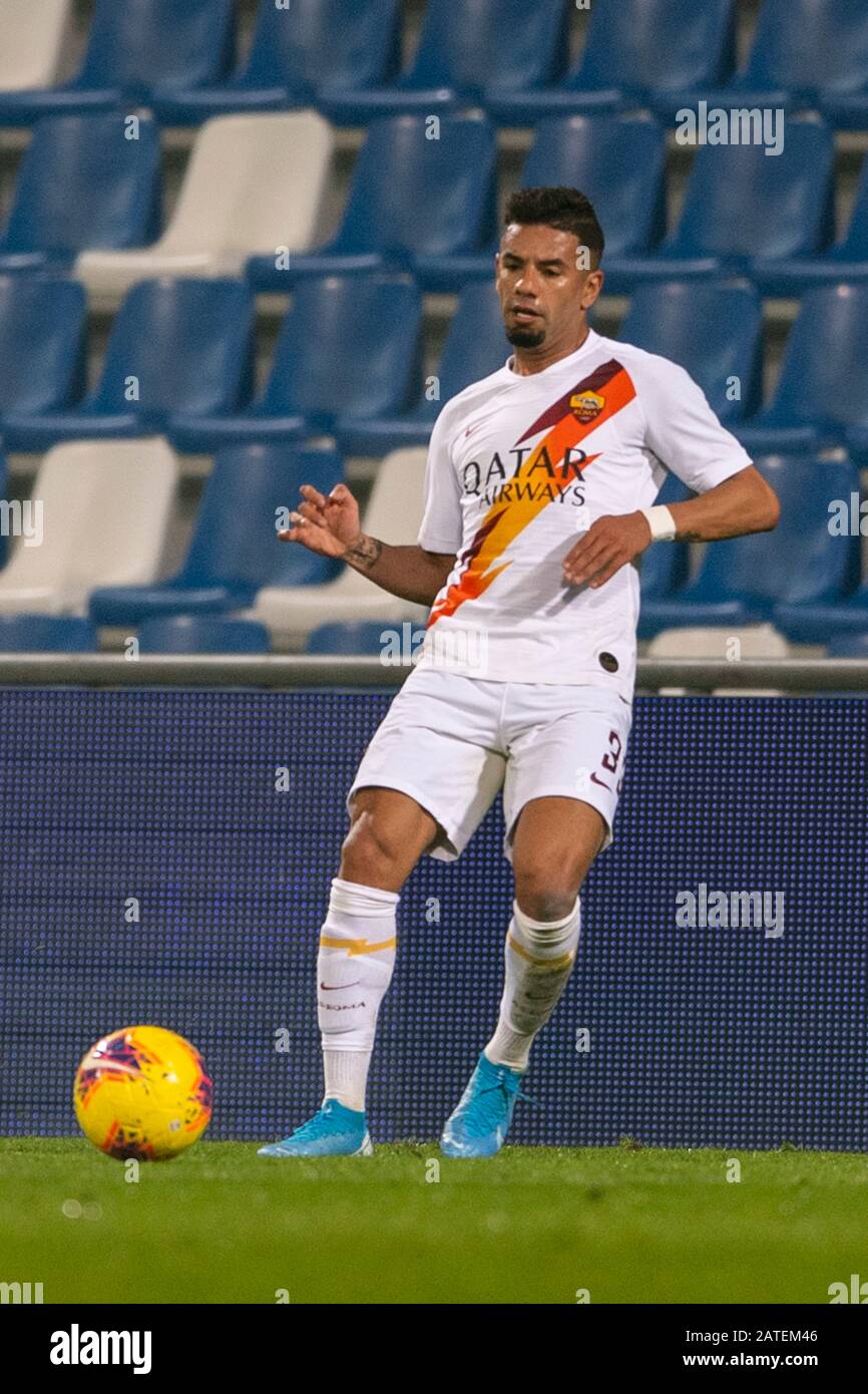 Emilia Italy 01st Feb Bruno Peres Roma During The Italian Serie A Match Between Sassuolo 4 2 Roma At Mapei Stadium On February 01 In Reggio Emilia Italy Credit Maurizio Borsari Aflo Alamy