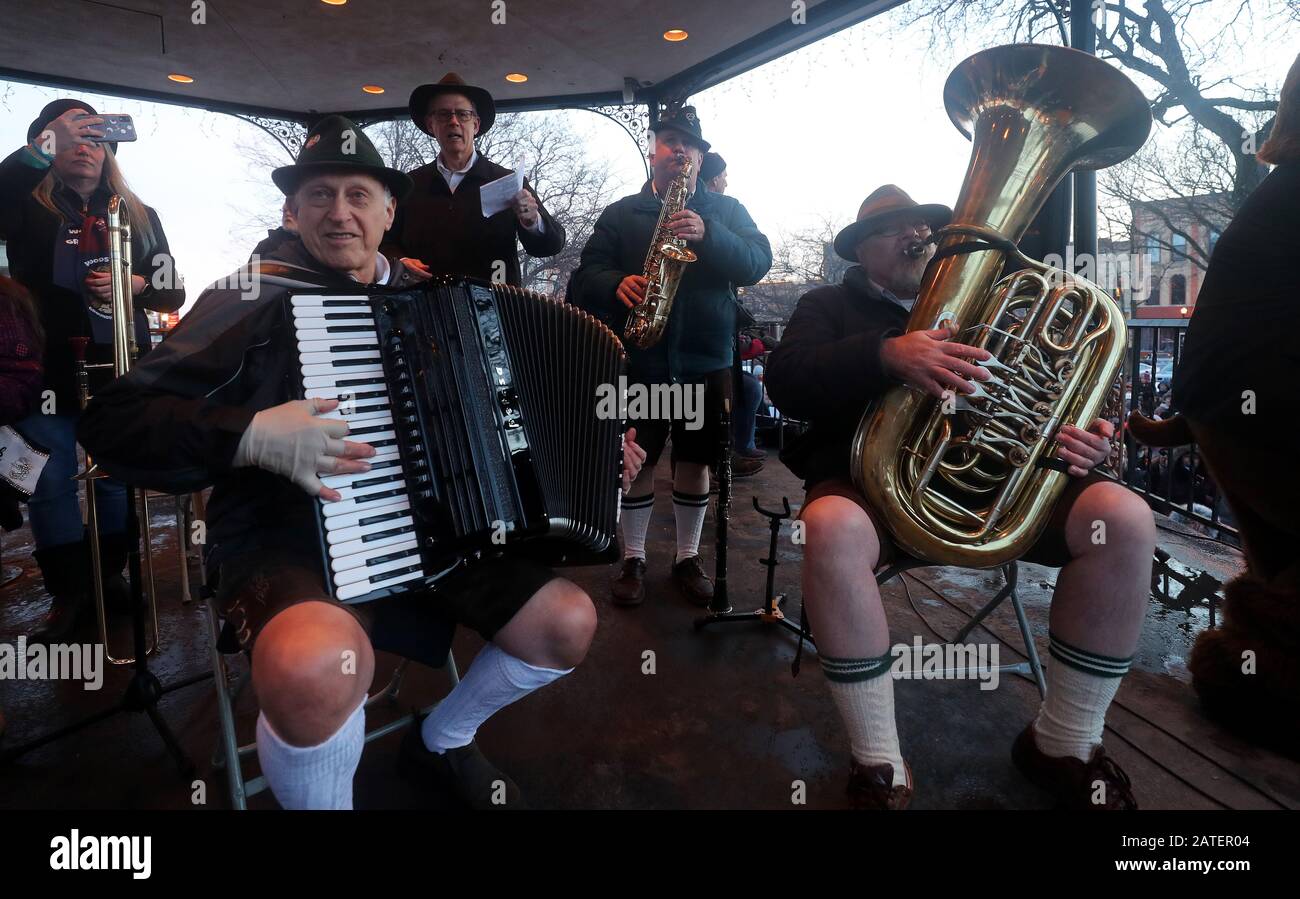 Woodstock Illinois Usa 2nd Feb 2020 Sunday February 2 2020 Woodstock Illinois U S Members Of The