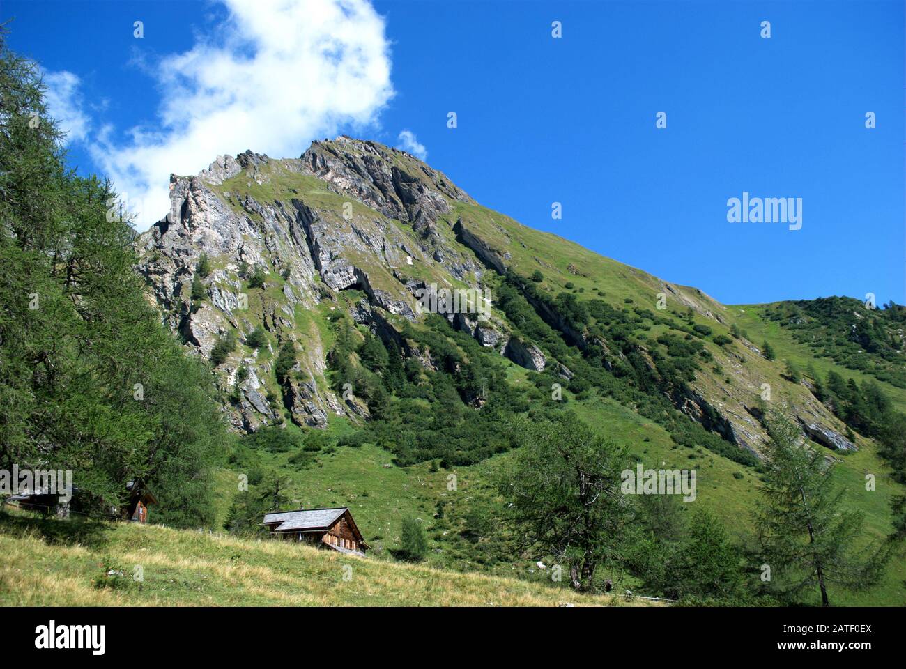 the beautiful Austrian Alps in spring Stock Photo