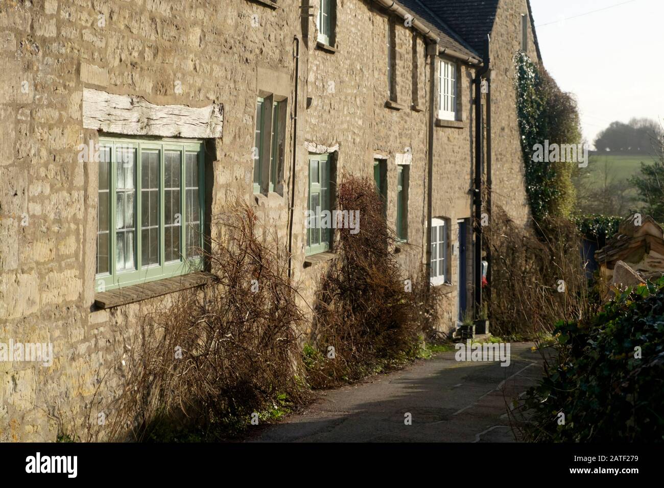 Bisley, a small Gloucestershire village in the Southern Cotswolds, It is a few miles east of the popular town of Stroud. Stock Photo