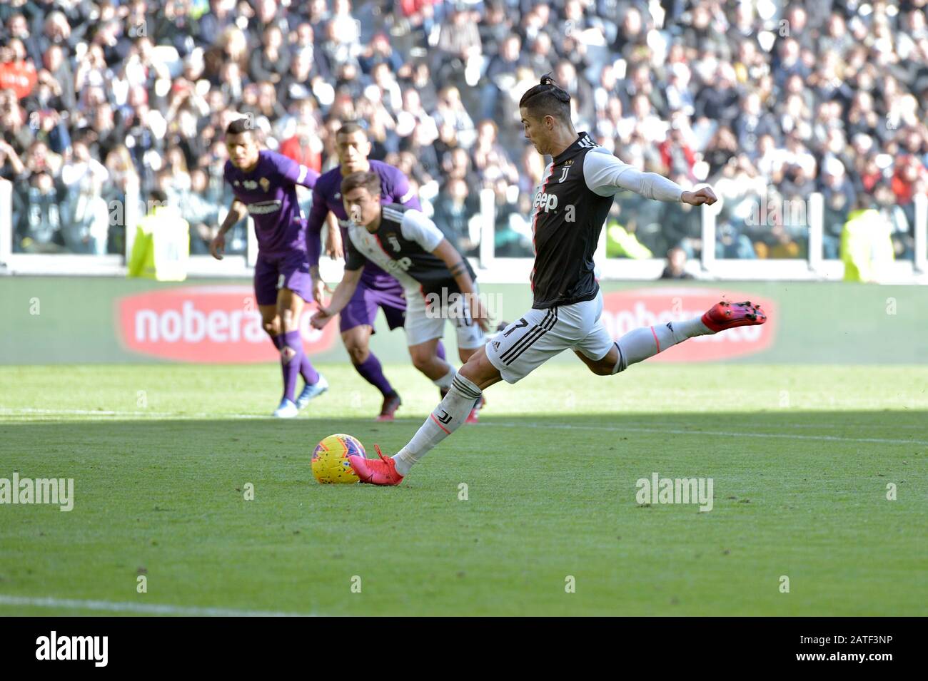 Allianz Stadium Turin Italy 2nd Feb 2020 Serie A Football Juventus Versus Fiorentina Cristiano Ronaldo Of