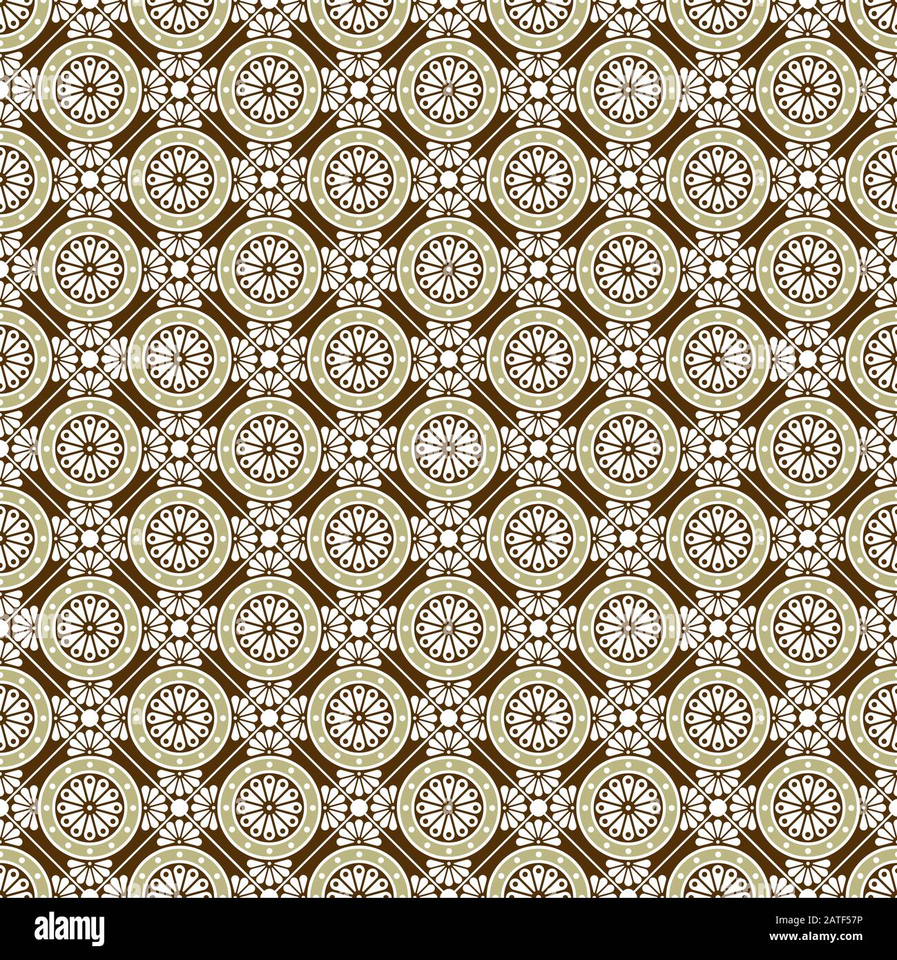 Seamless vintage wallpaper pattern Stock Vector Image & Art - Alamy