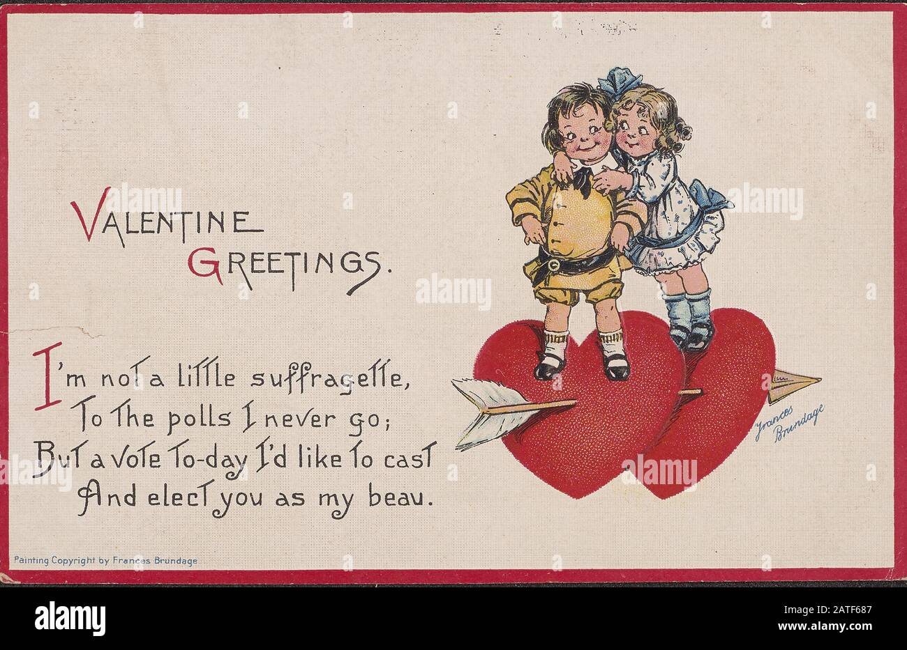 Valentine Greetings - Women's suffrage in the United States 1840' 1920 ...