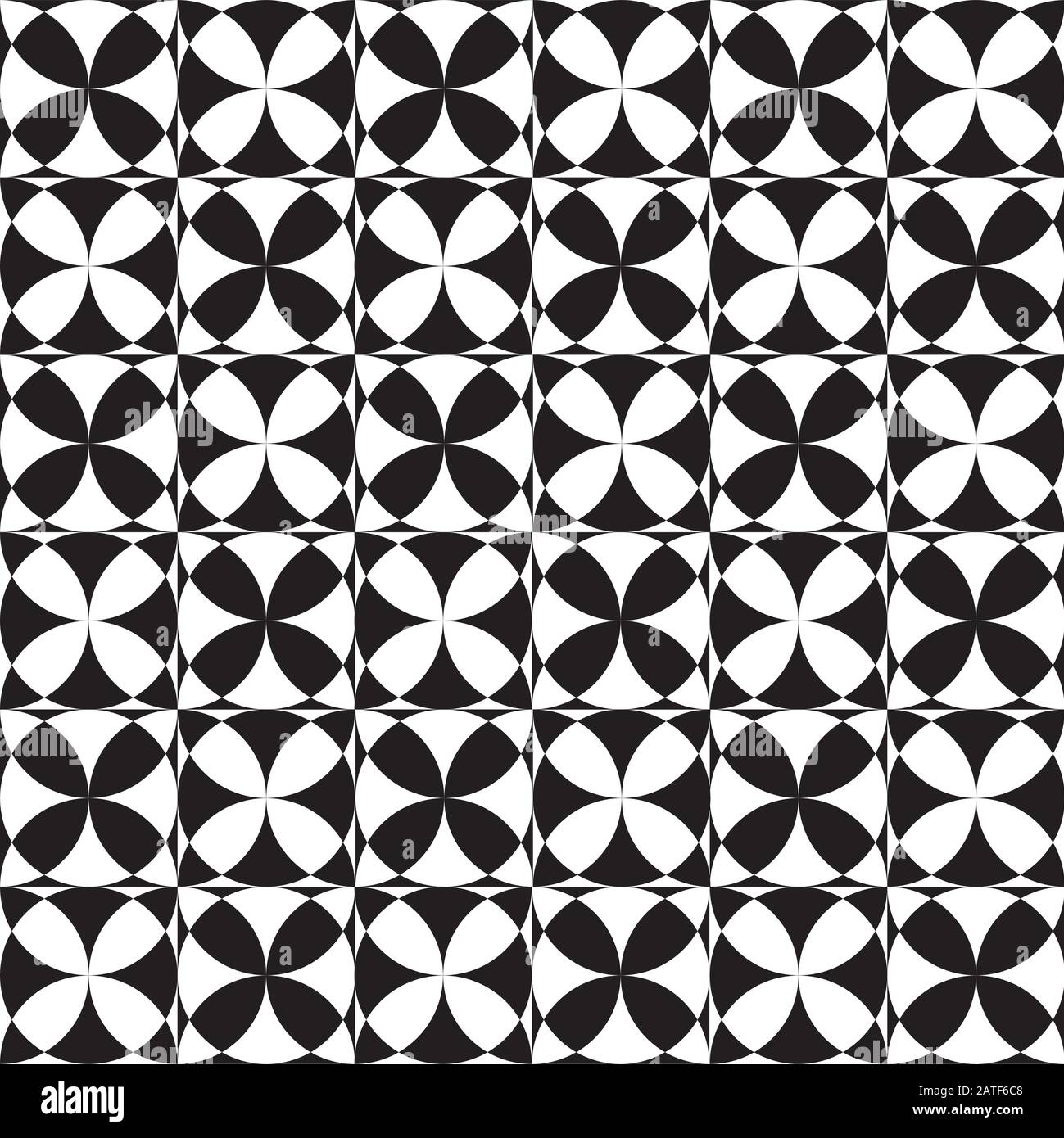 Seamless Intersecting Geometric Circle Pattern Texture Wallpaper Stock ...