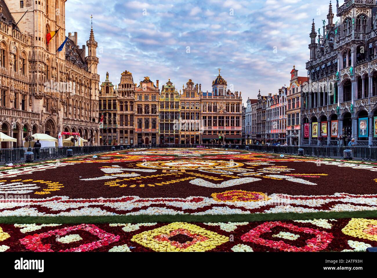 Brussels, Belgium August 18, 2018 Festival of flowers Stock Photo