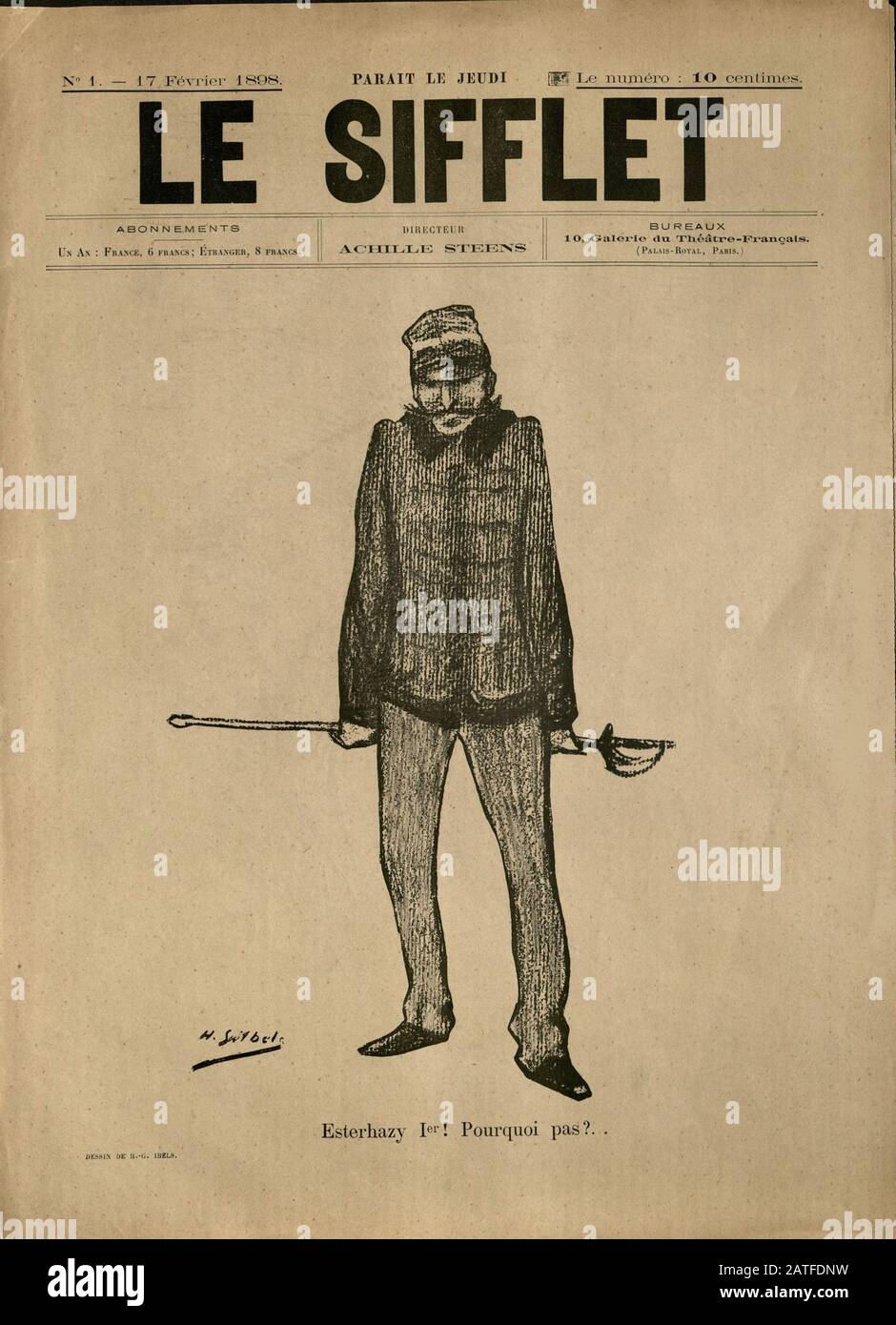 Esterhazy The Dreyfus Affair 18941906 Le Sifflet, February 17