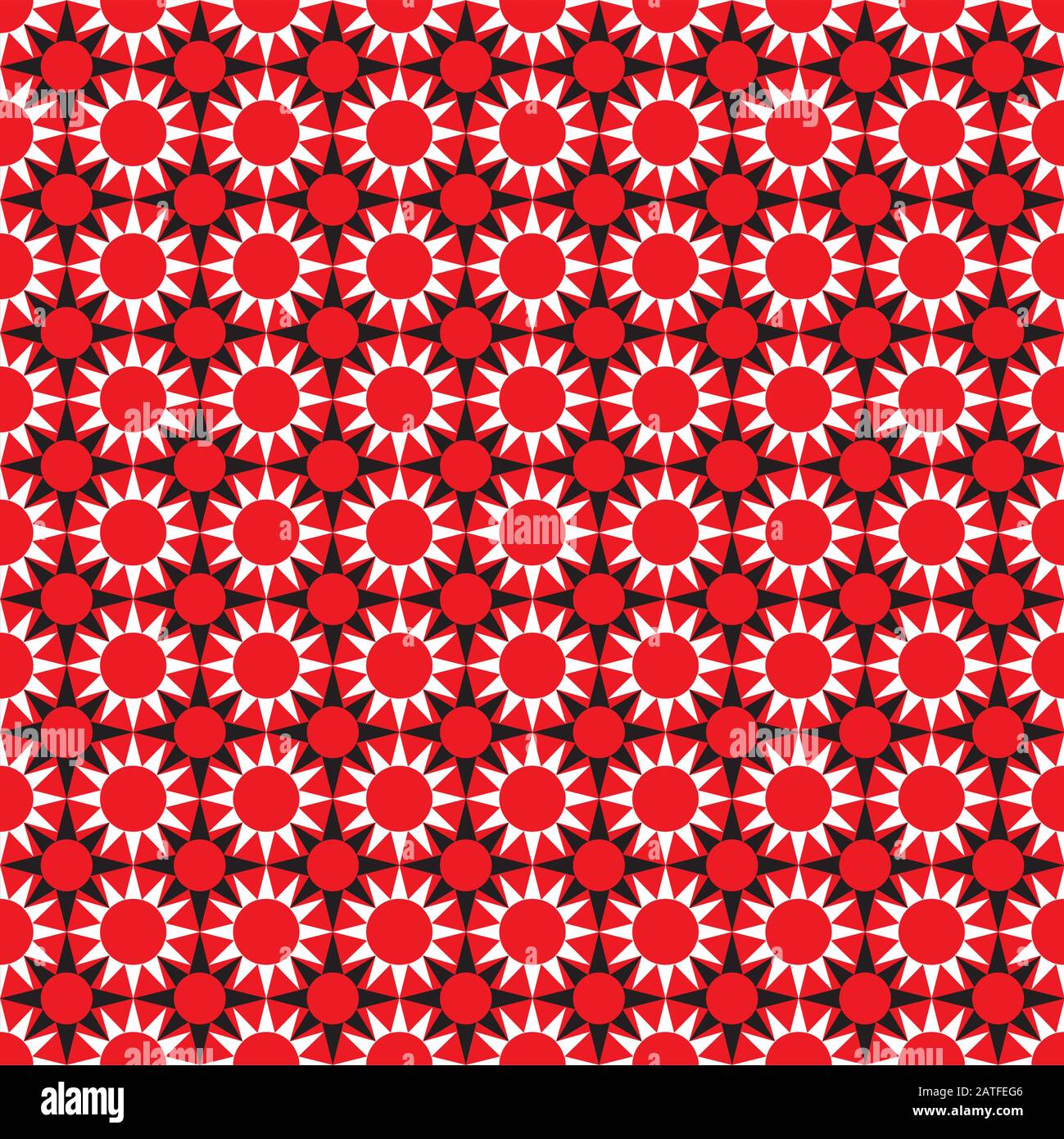 Seamless ethnic african shweshwe star flower pattern in red and black Stock Vector Image Art Alamy