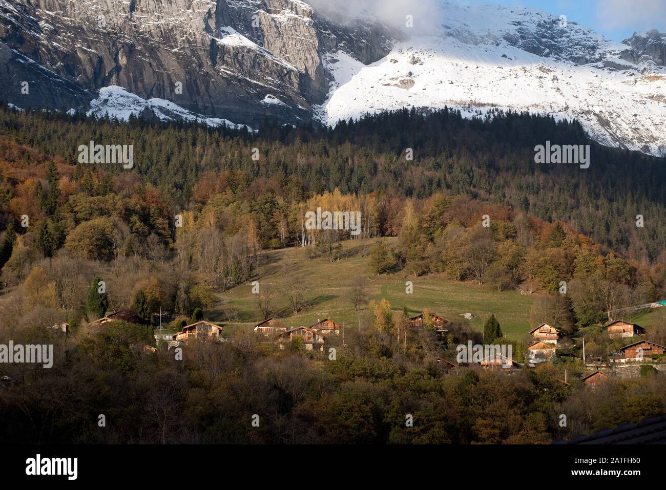 France, Haute-Savoie (74), Alps, Passy, Plateau de Joulx Stock Photo