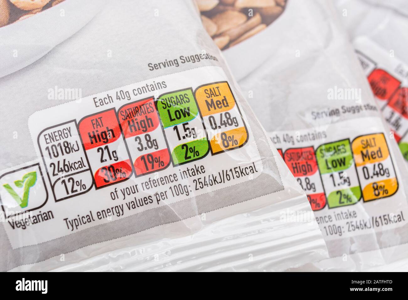 ASDA salted peanuts food packaging displaying dietary nutrition
