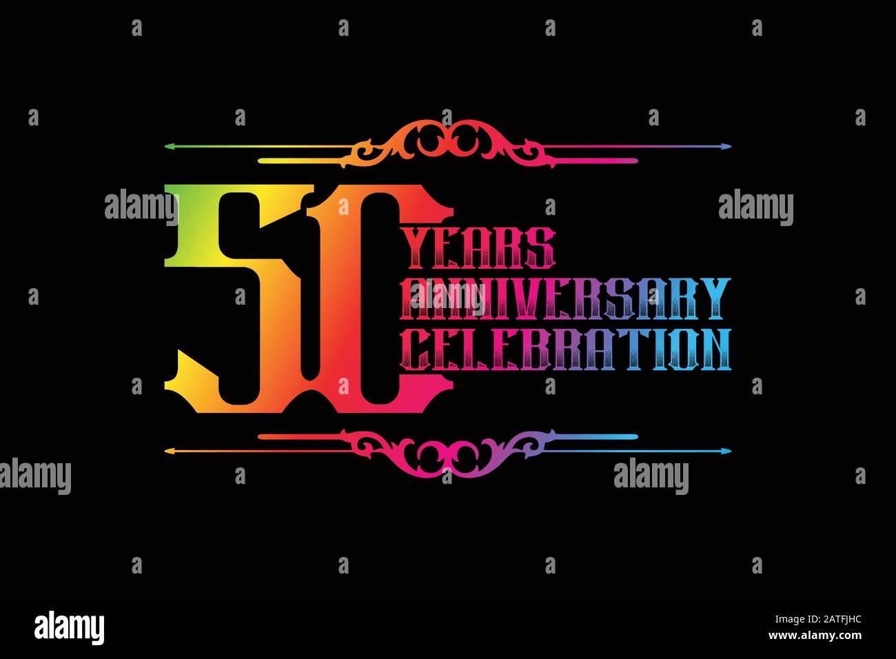 100th years anniversary logo template, vector design birthday celebration Stock Vector