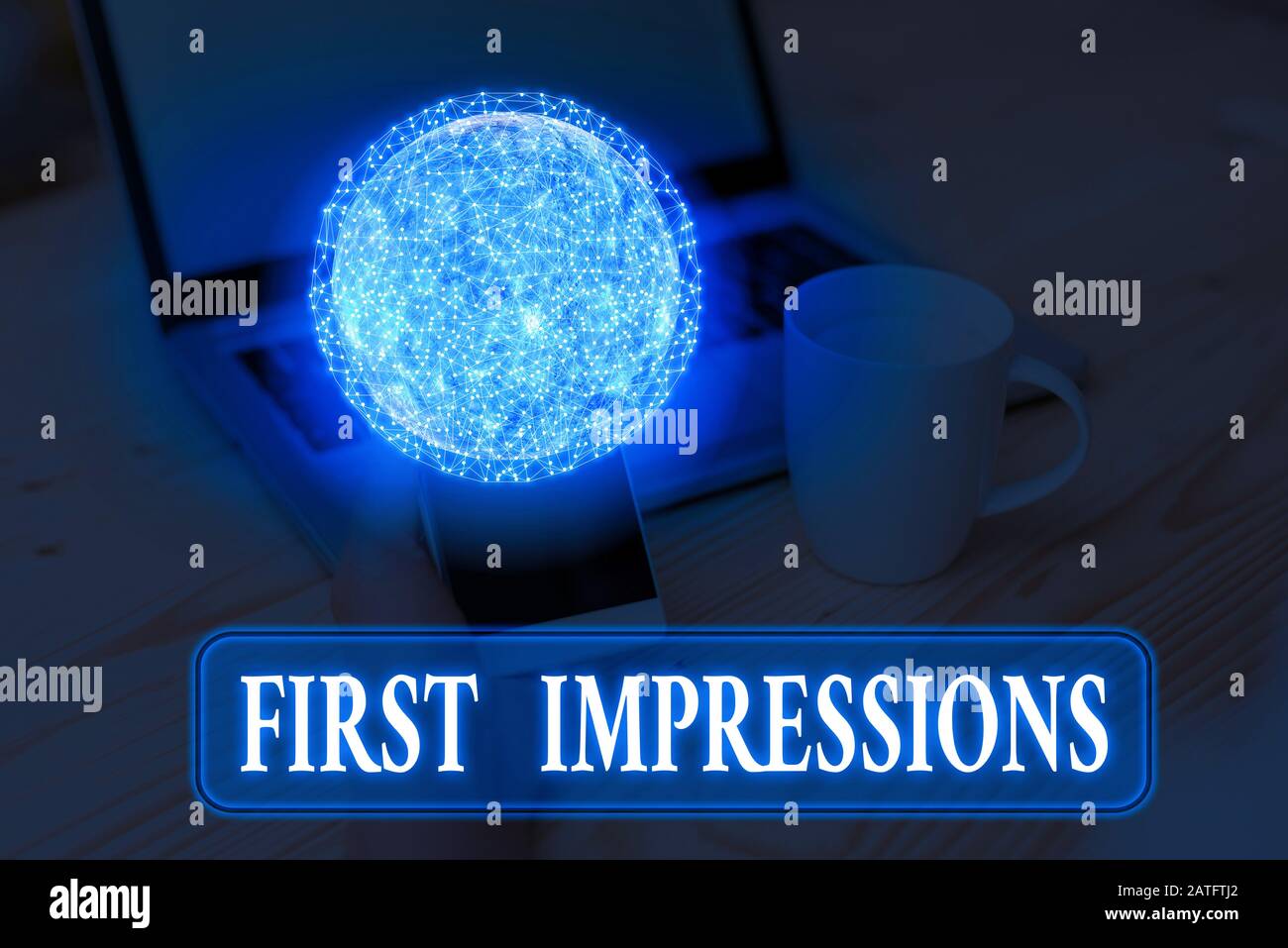 Text sign showing First Impressions. Business photo text first ...
