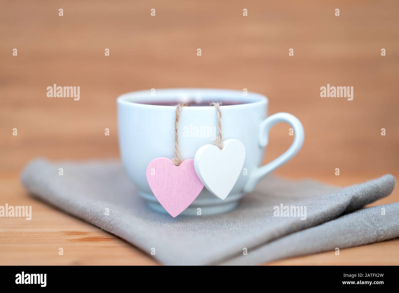 Valentines Day Love Heart Of Hearts Retro Enamel Mug Cup