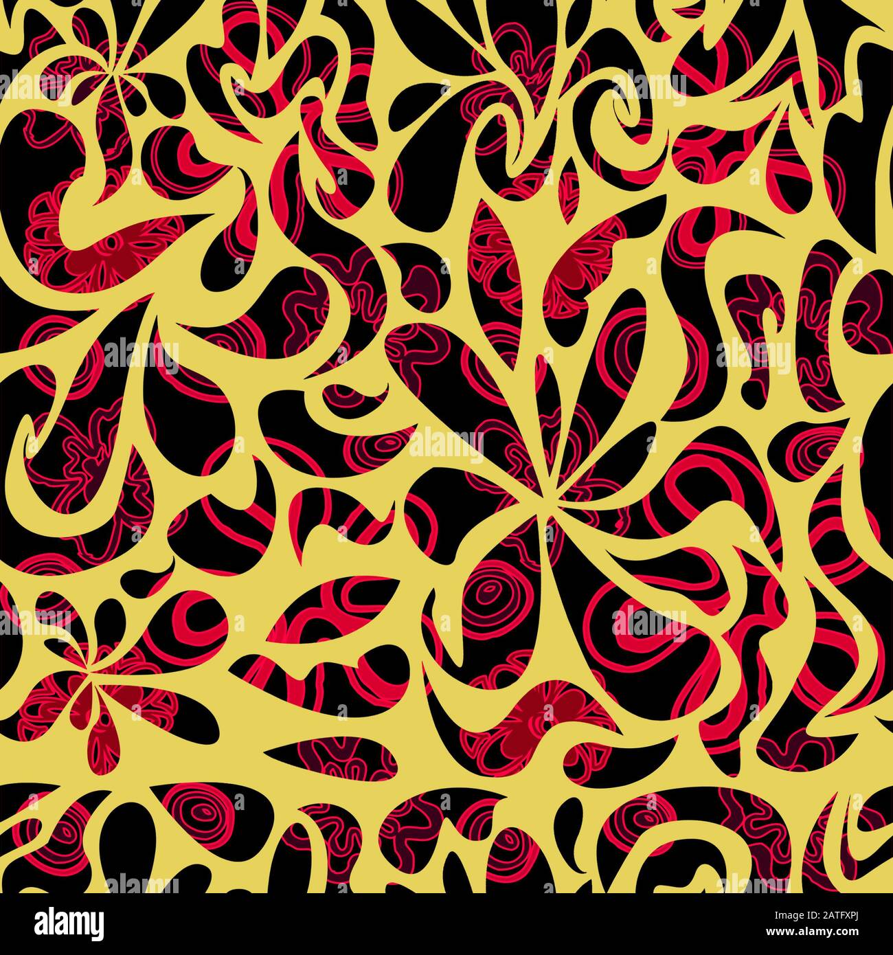 Seamless geometric pattern with abstract shapes, colorful background ...