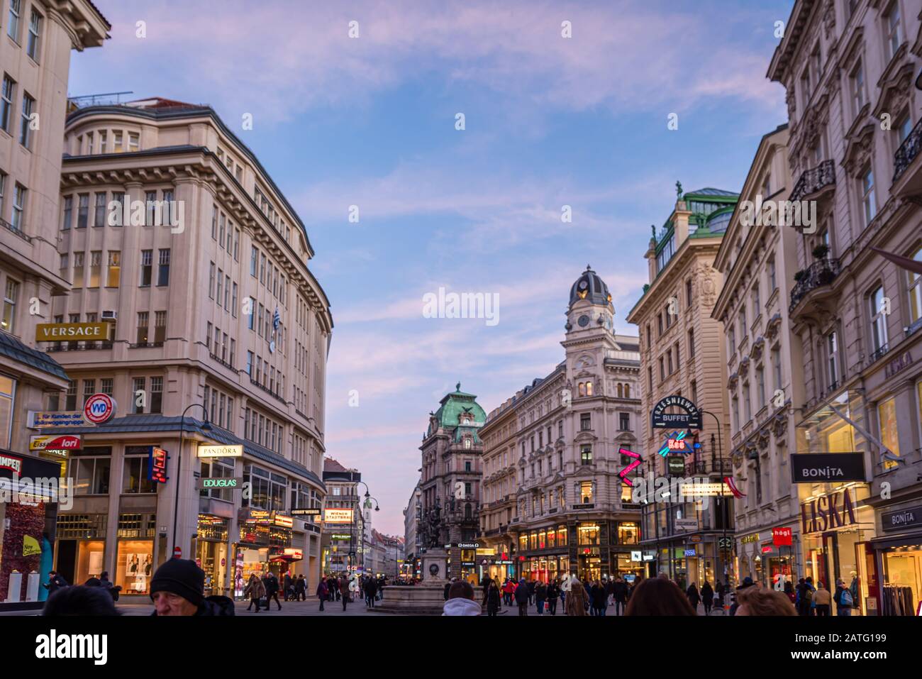 Graben, Vienna, Austria Stock Photo