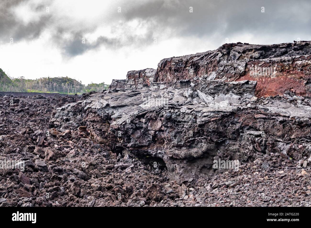 Leilani Estate, Hawaii, USA. January 14, 2020 2018 Kilauea volcano