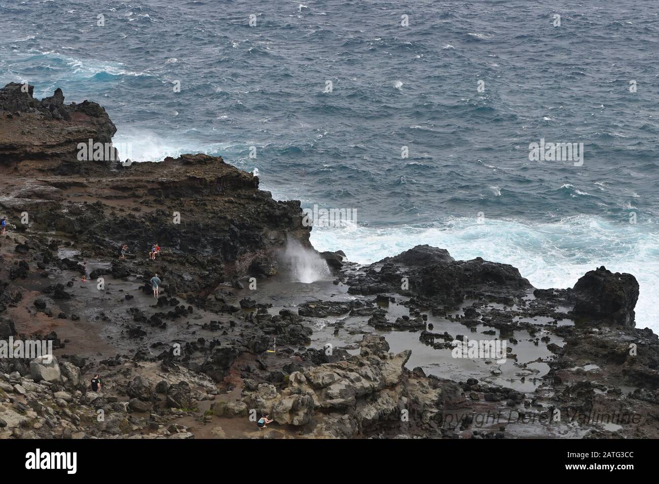 Nakalele Blowhole. Stock Photo