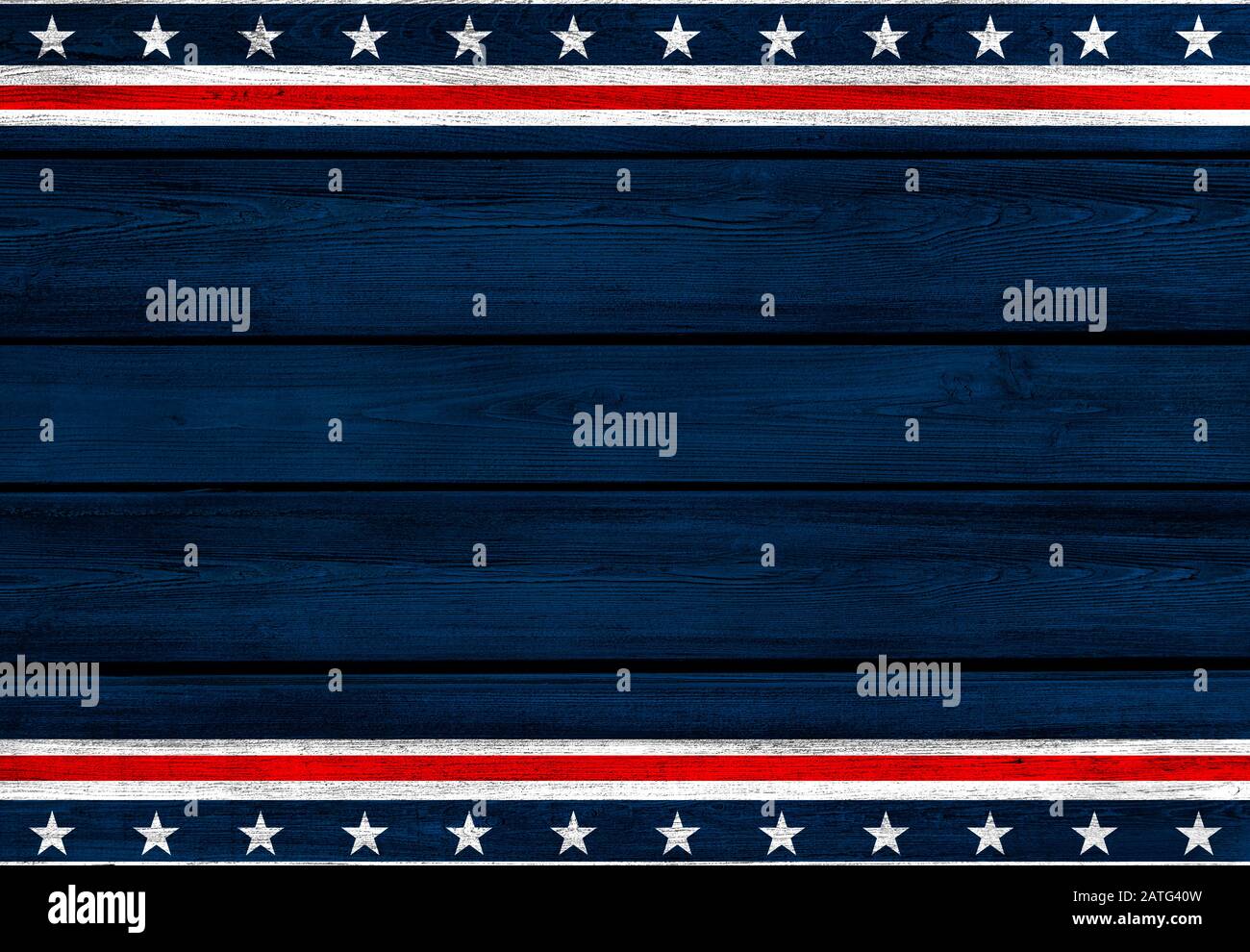 USA patriotic background on wood Stock Photo
