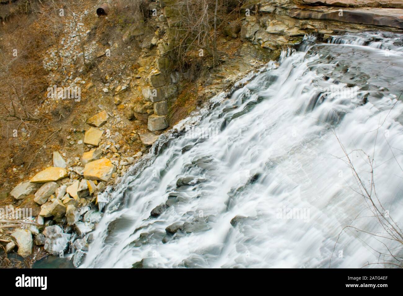 Mill Creek Falls, Cleveland, Ohio Stock Photo Alamy