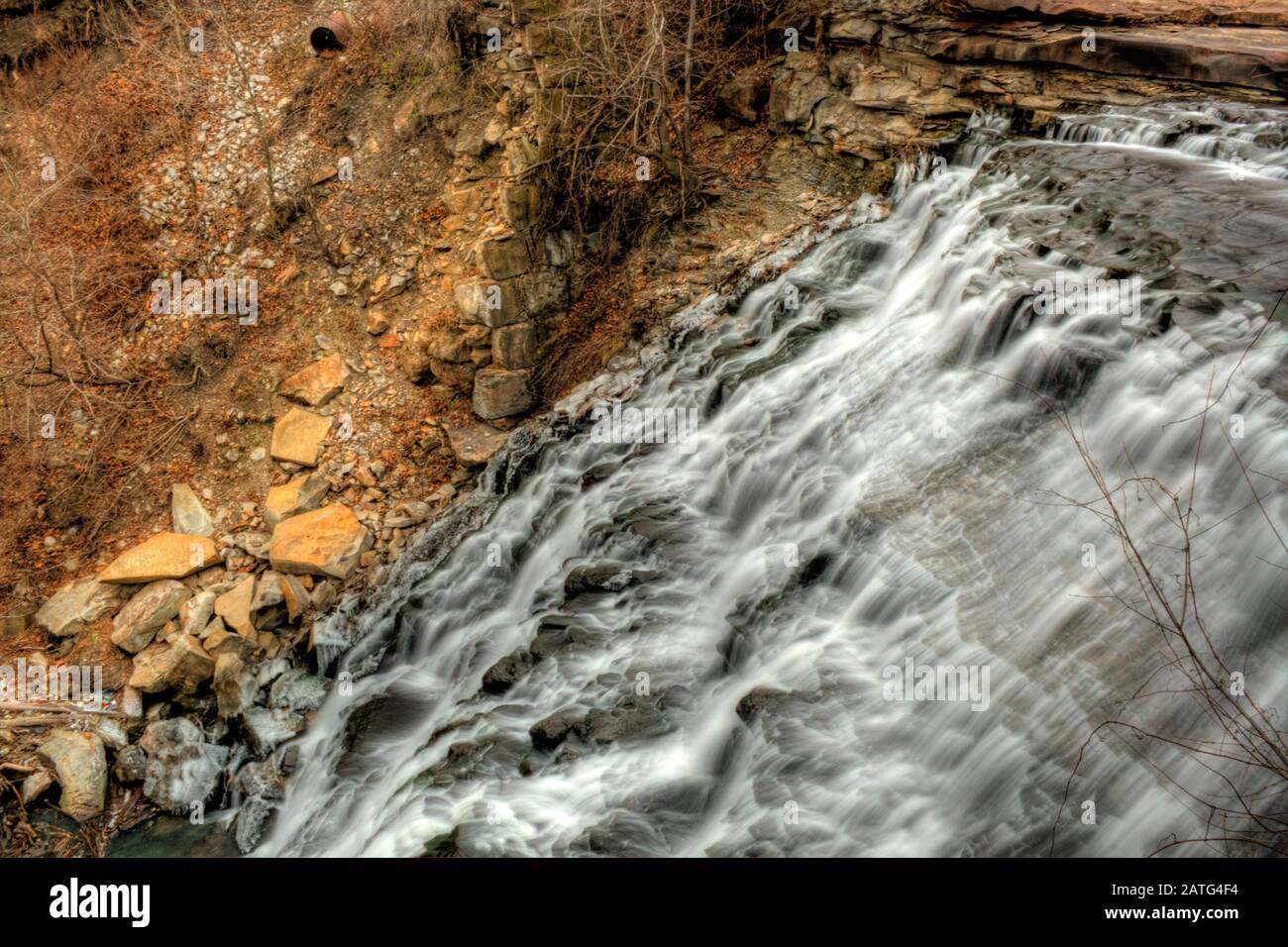 Mill Creek Falls, Cleveland, Ohio Stock Photo Alamy