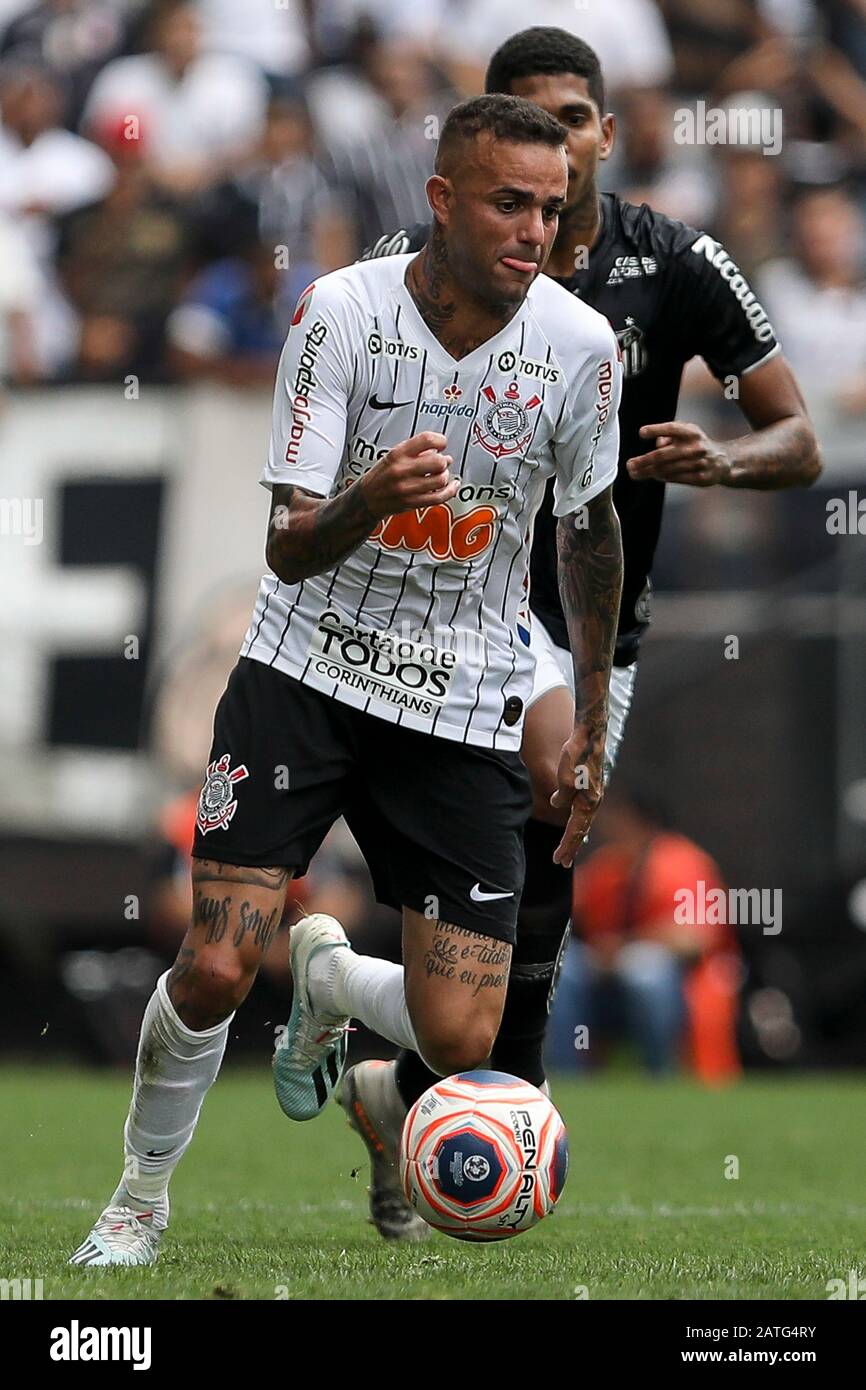 Sao Paulo Sp 02 02 2020 Corinthians X Santos Luan During A Match Between Corinthians And Santos Valid For The 4th Round Of The Paulista Championship Held At Arena Corinthians In Sao