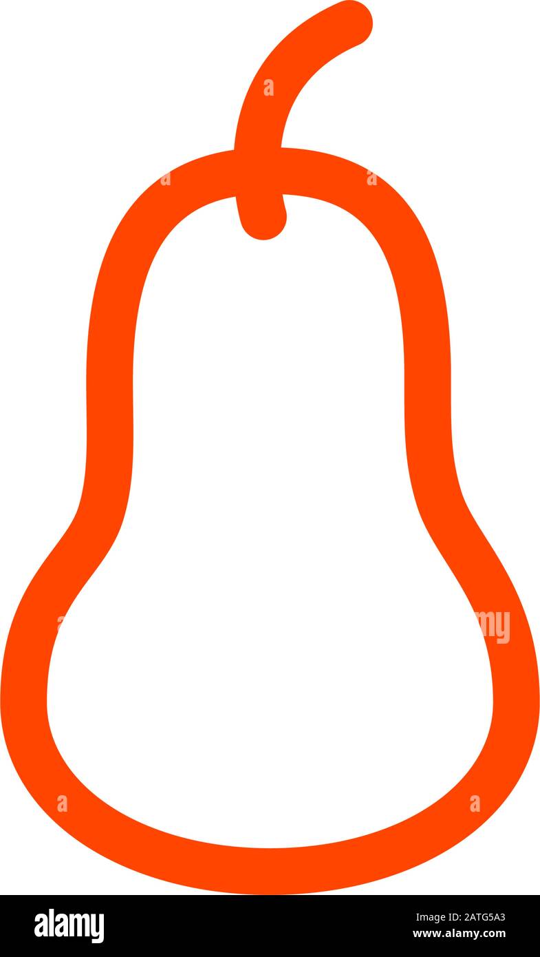 peer fruit icon design template Stock Vector