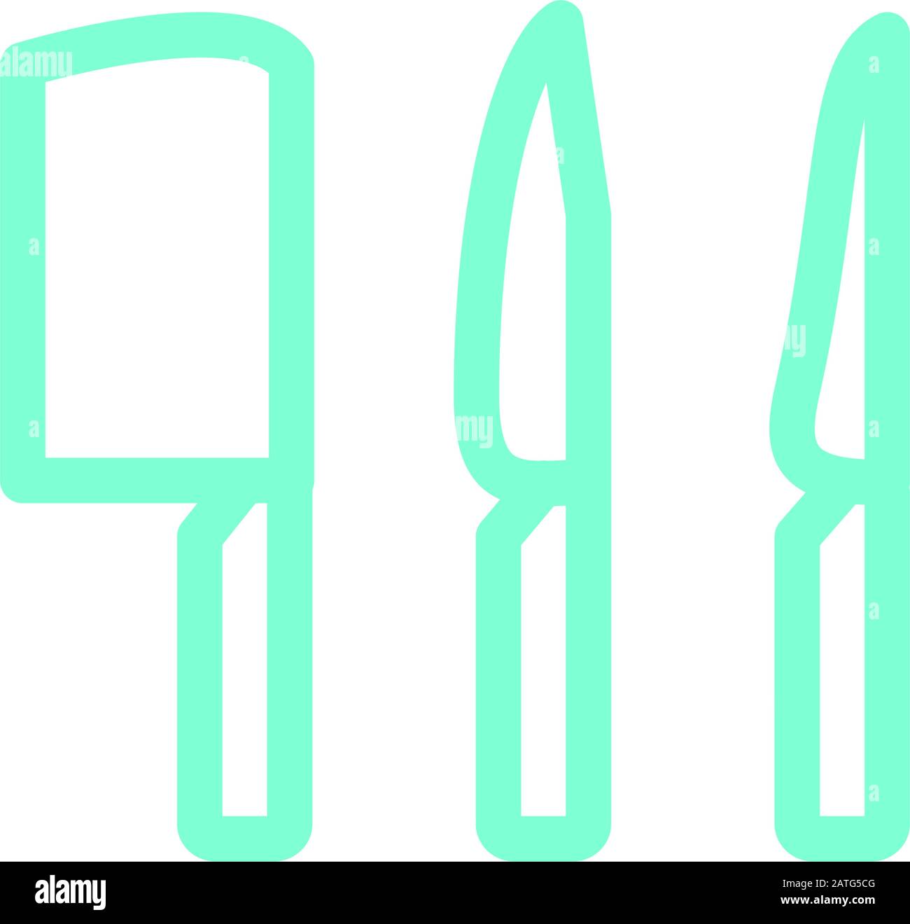 kitchen utensil icon vector template Stock Vector